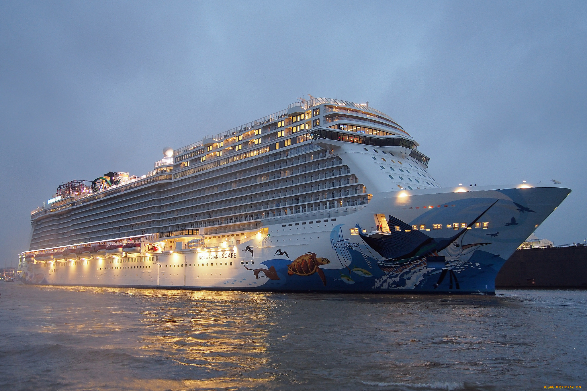 корабли, лайнеры, круиз, лайнер