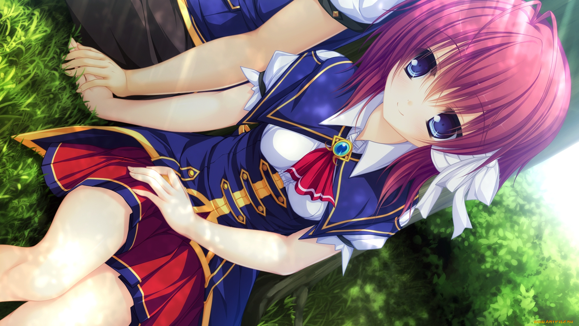 justy&, 215, nasty, ~maou, hajimemashita, аниме, nasty, ~maou, hajimemashita~, фон, взгляд, девушка