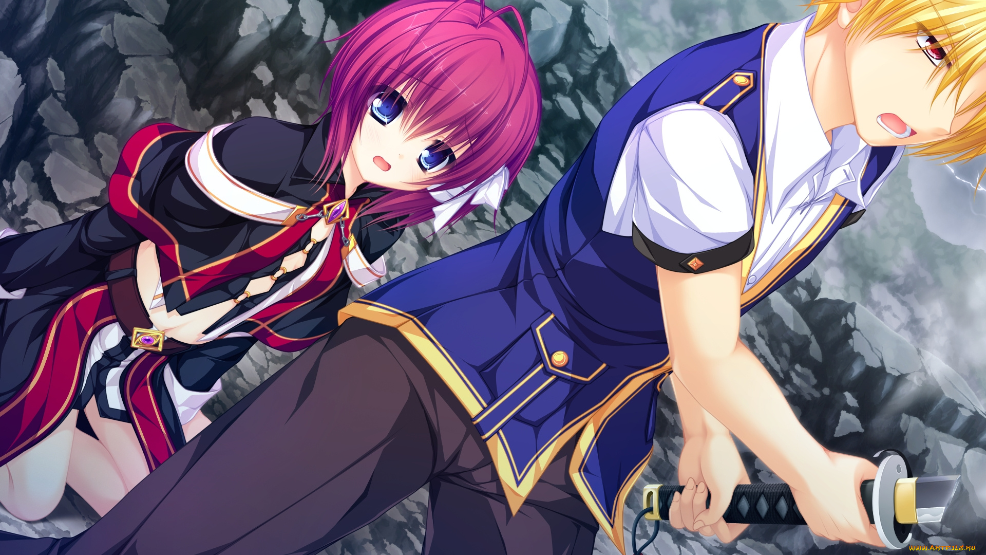 justy&, 215, nasty, ~maou, hajimemashita, аниме, nasty, ~maou, hajimemashita~, фон, взгляд, девушки