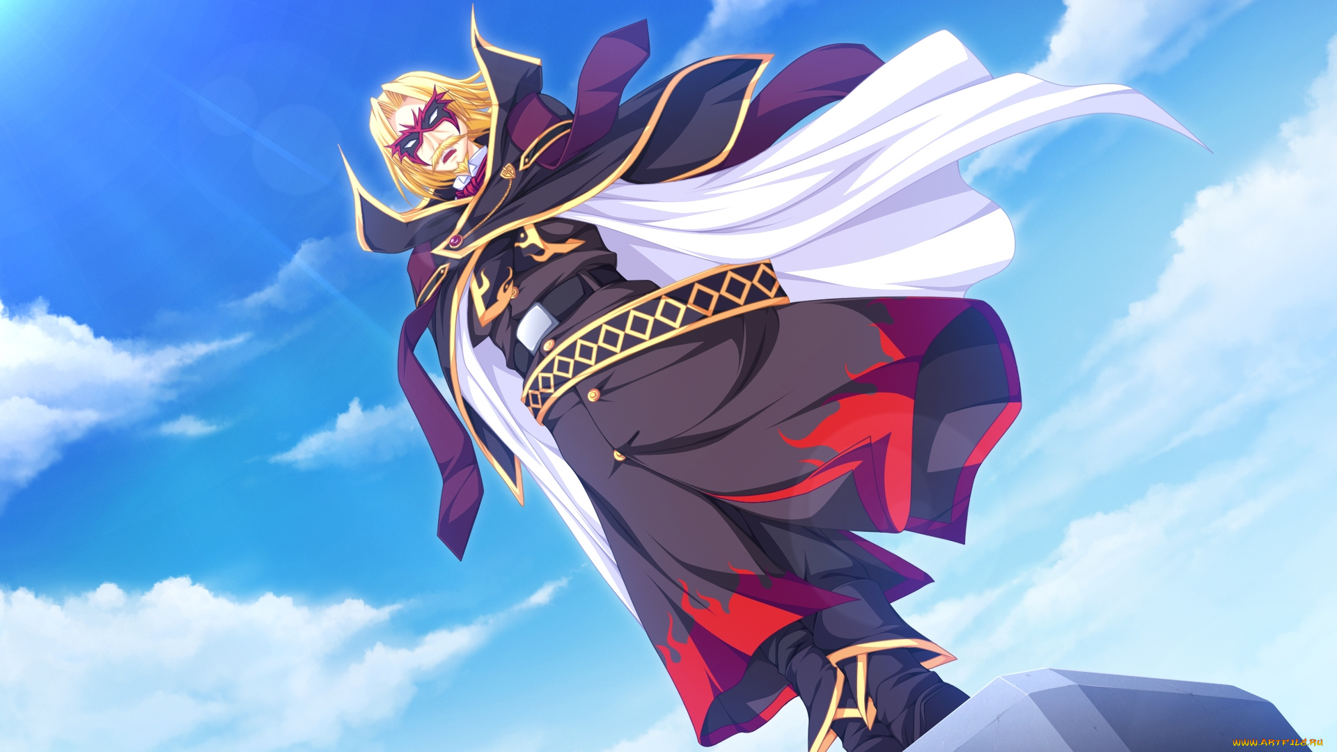 justy&, 215, nasty, ~maou, hajimemashita, аниме, nasty, ~maou, hajimemashita~, фон, взгляд, парень