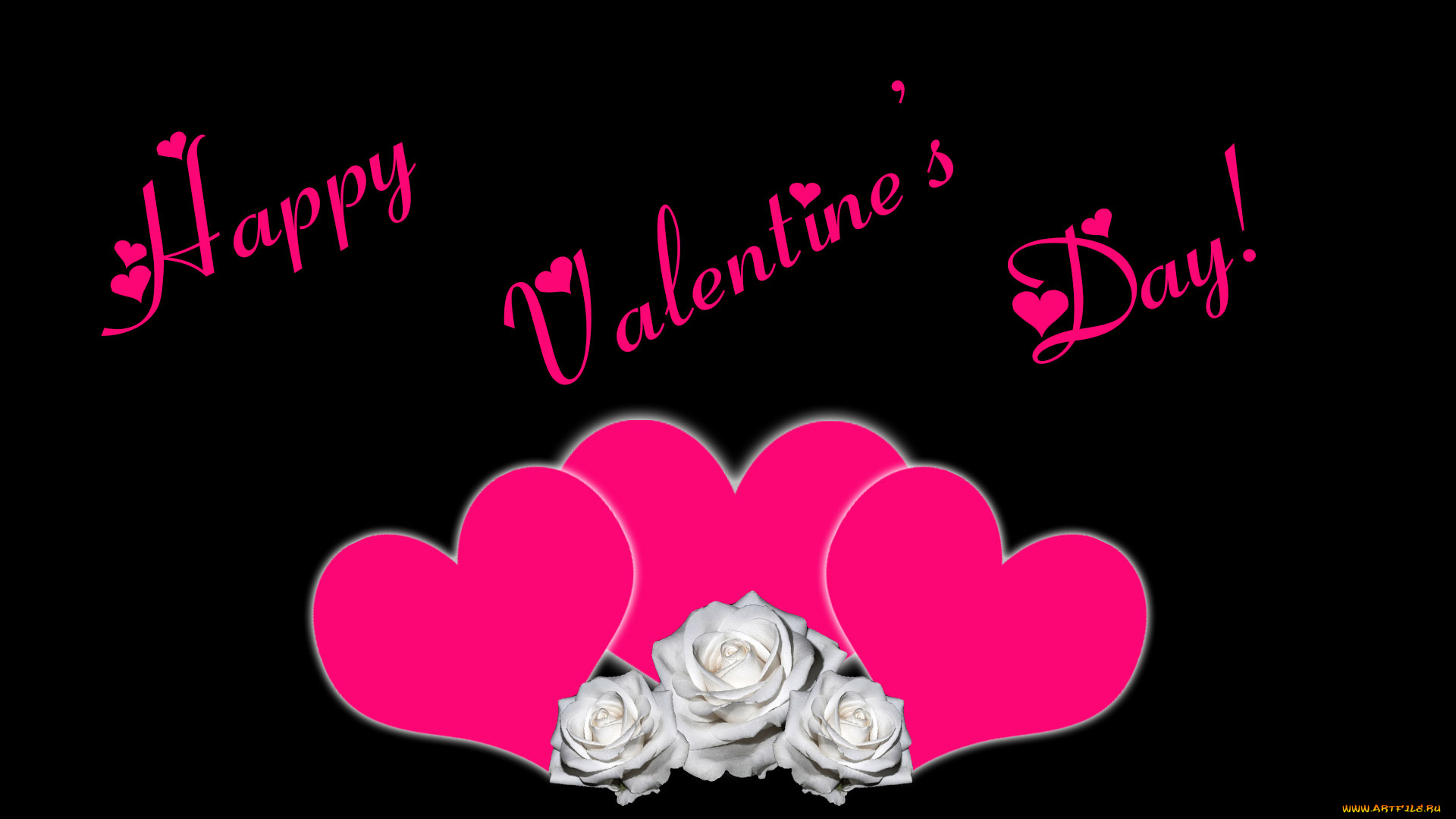 праздничные, день, святого, валентина, , сердечки, , любовь, розы, сердечки