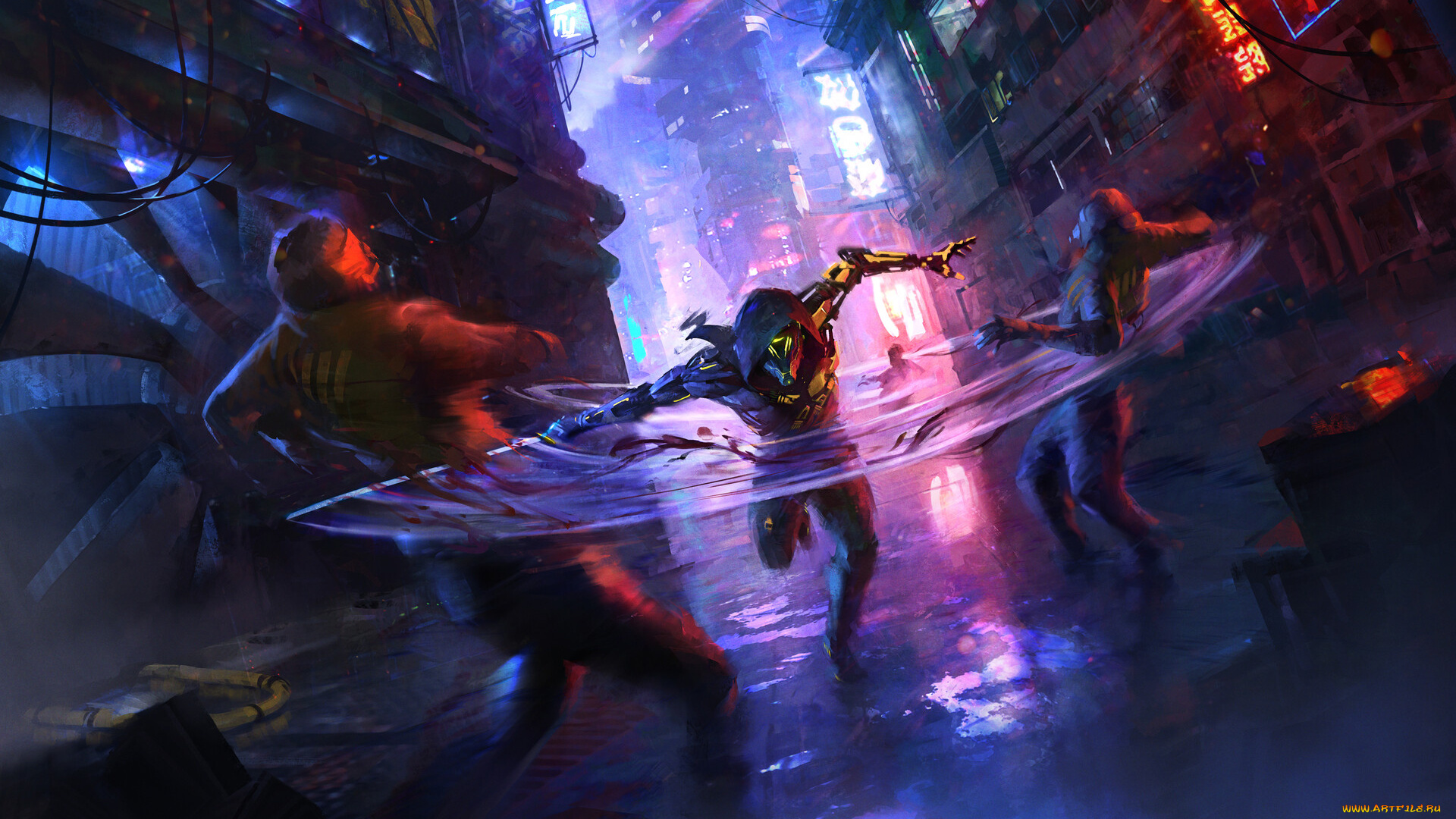 видео, игры, ghosthunter, ghostrunner