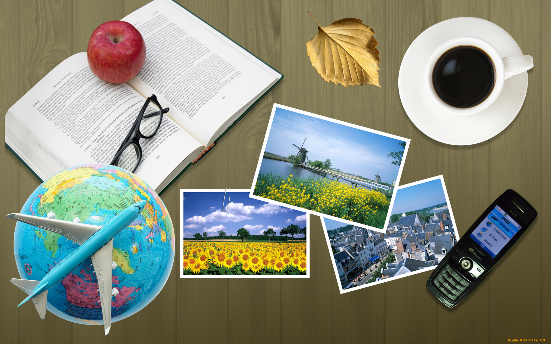 разное, компьютерный, дизайн, кофе, фотографии, телефон, книга, яблоко, самолет, очки