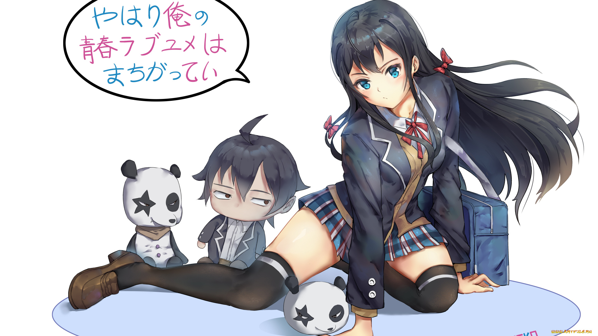 аниме, oregairu, розовая, пора, моей, школьной, жизни