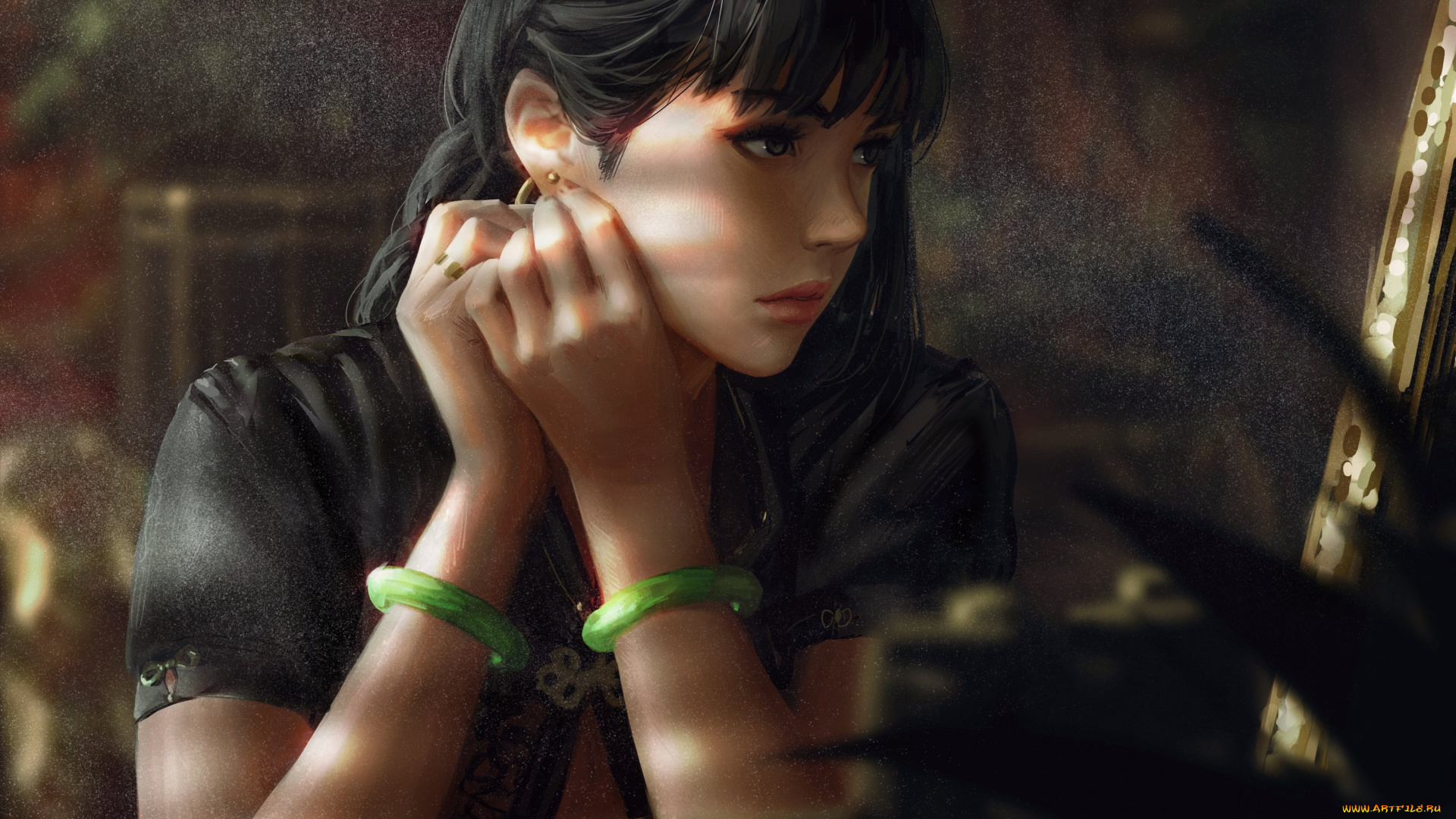 guweiz, рисованное, девушка