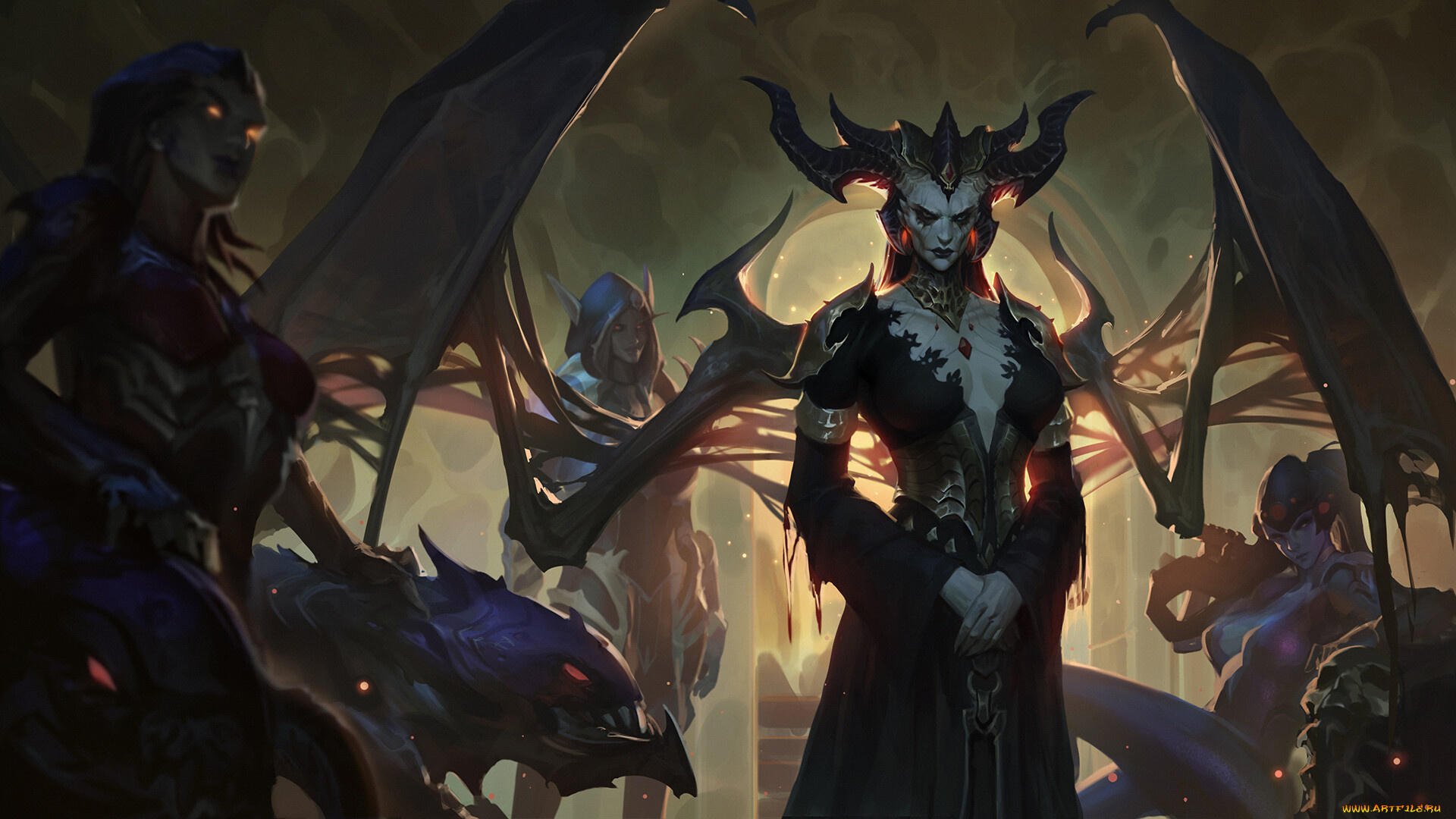 видео, игры, world, of, warcraft, lilith, sarah, kerrigan, sylvanas, windrunner, widowmaker