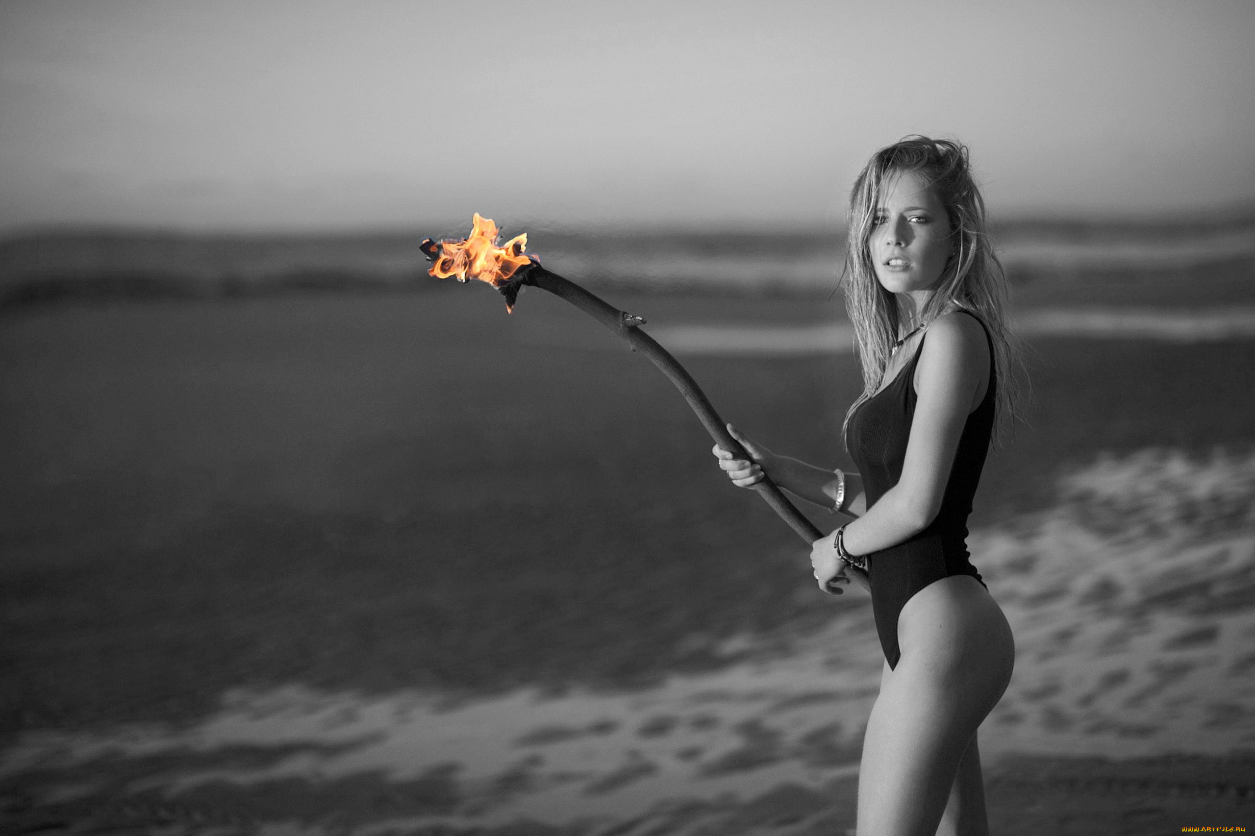 девушки, -, черно-белые, монохром