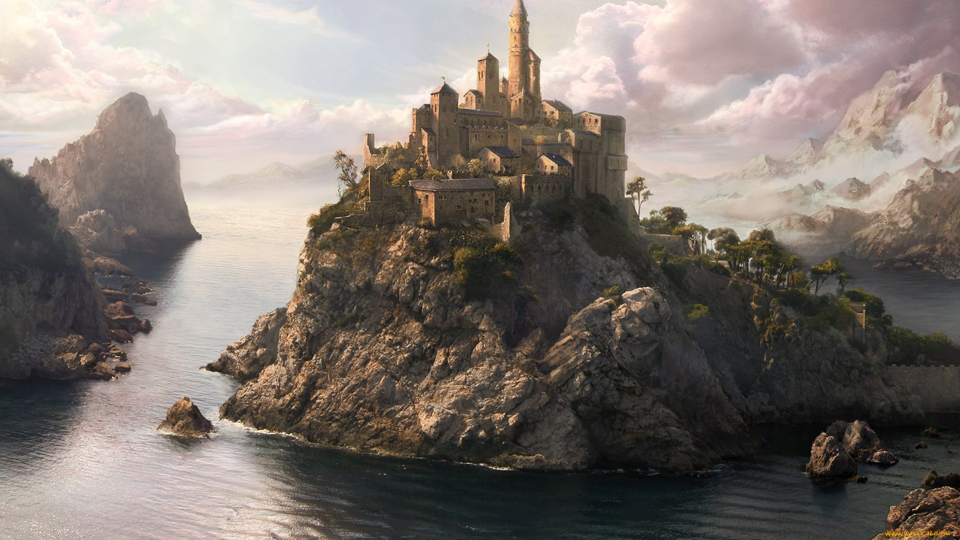 фэнтези, замки