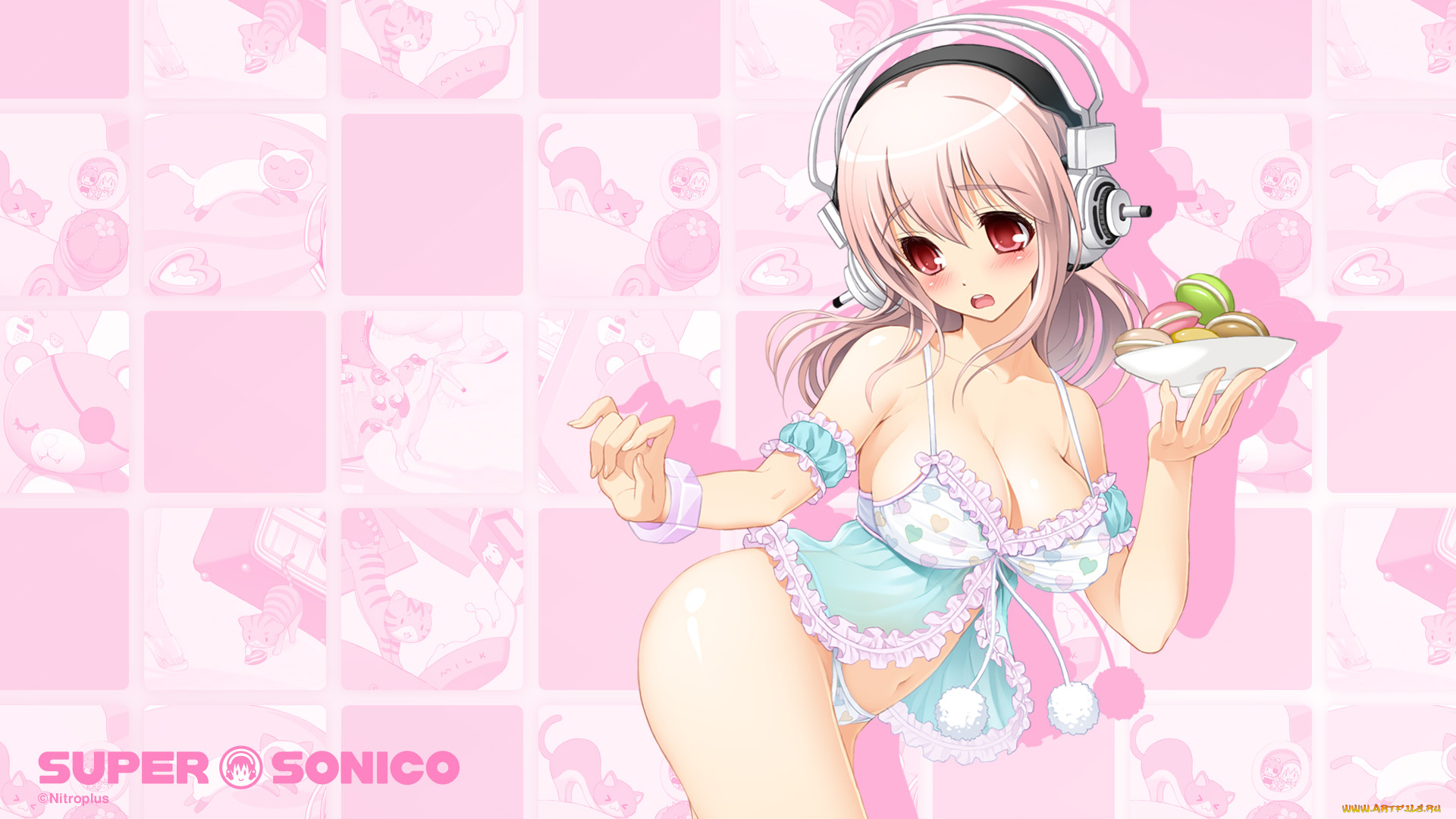 sonicomi, visual, novel, аниме, super, sonico