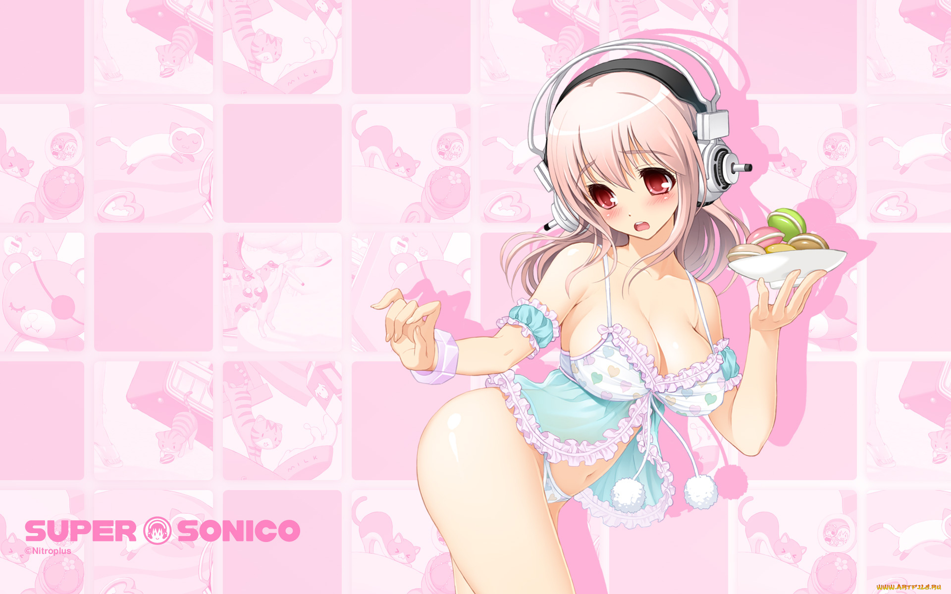 sonicomi, visual, novel, аниме, super, sonico