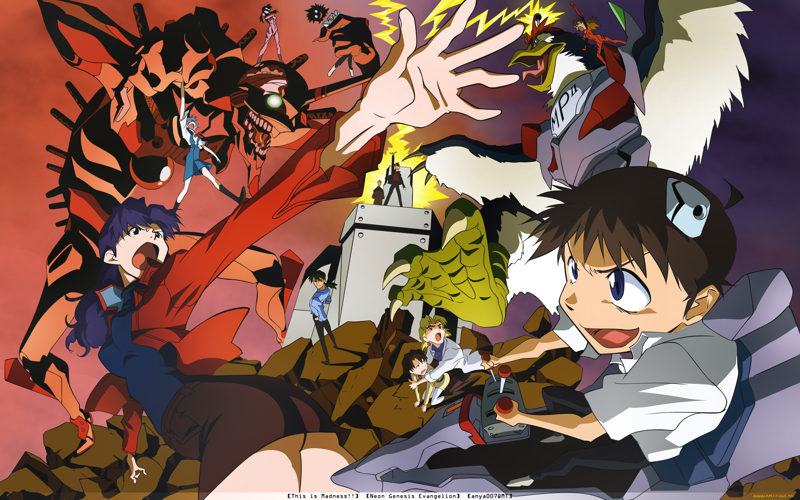 аниме, evangelion