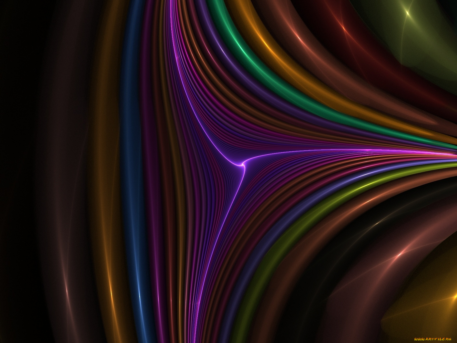 3д, графика, fractal, фракталы, цвета, фон