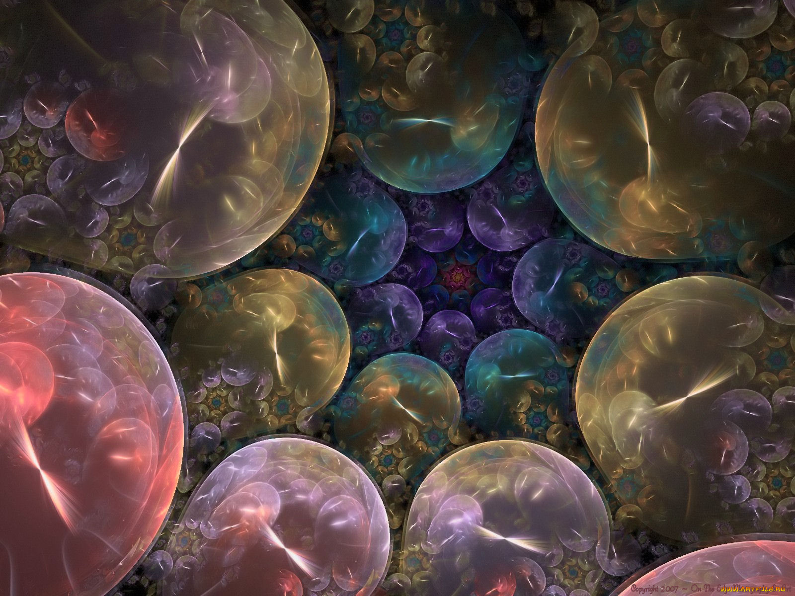 3д, графика, fractal, фракталы, цвета, узор, фон