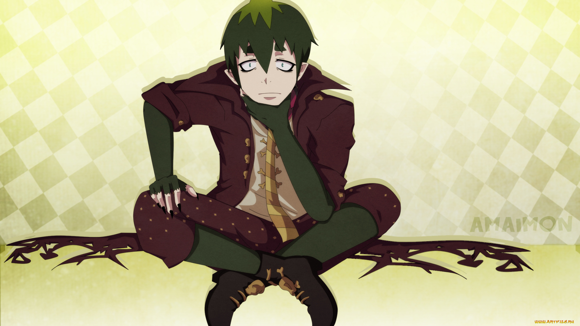 аниме, ao, no, exorcist, amaimon