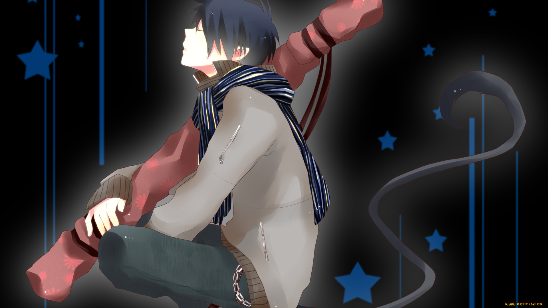 аниме, ao, no, exorcist, rin