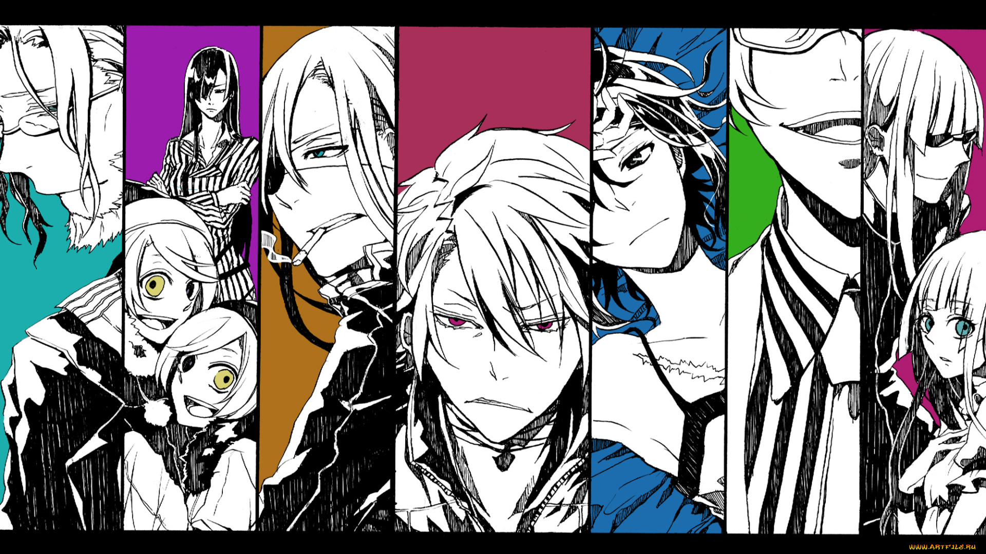 аниме, dogs, bullets, carnage, ernest, naoto, giovanni, haine, badou, mihai, noki, campanella, nill, luki