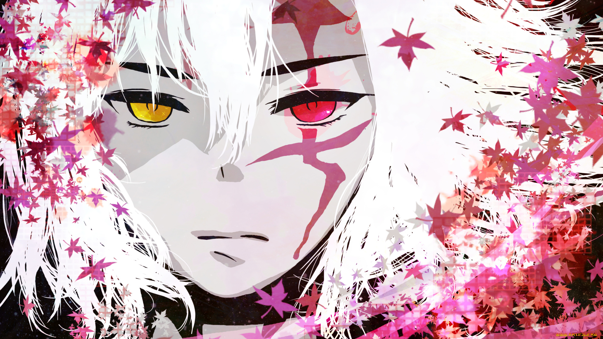 аниме, gray, man, allen, walker