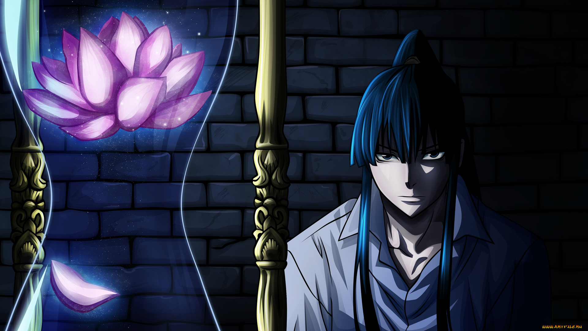 аниме, gray, man, kanda