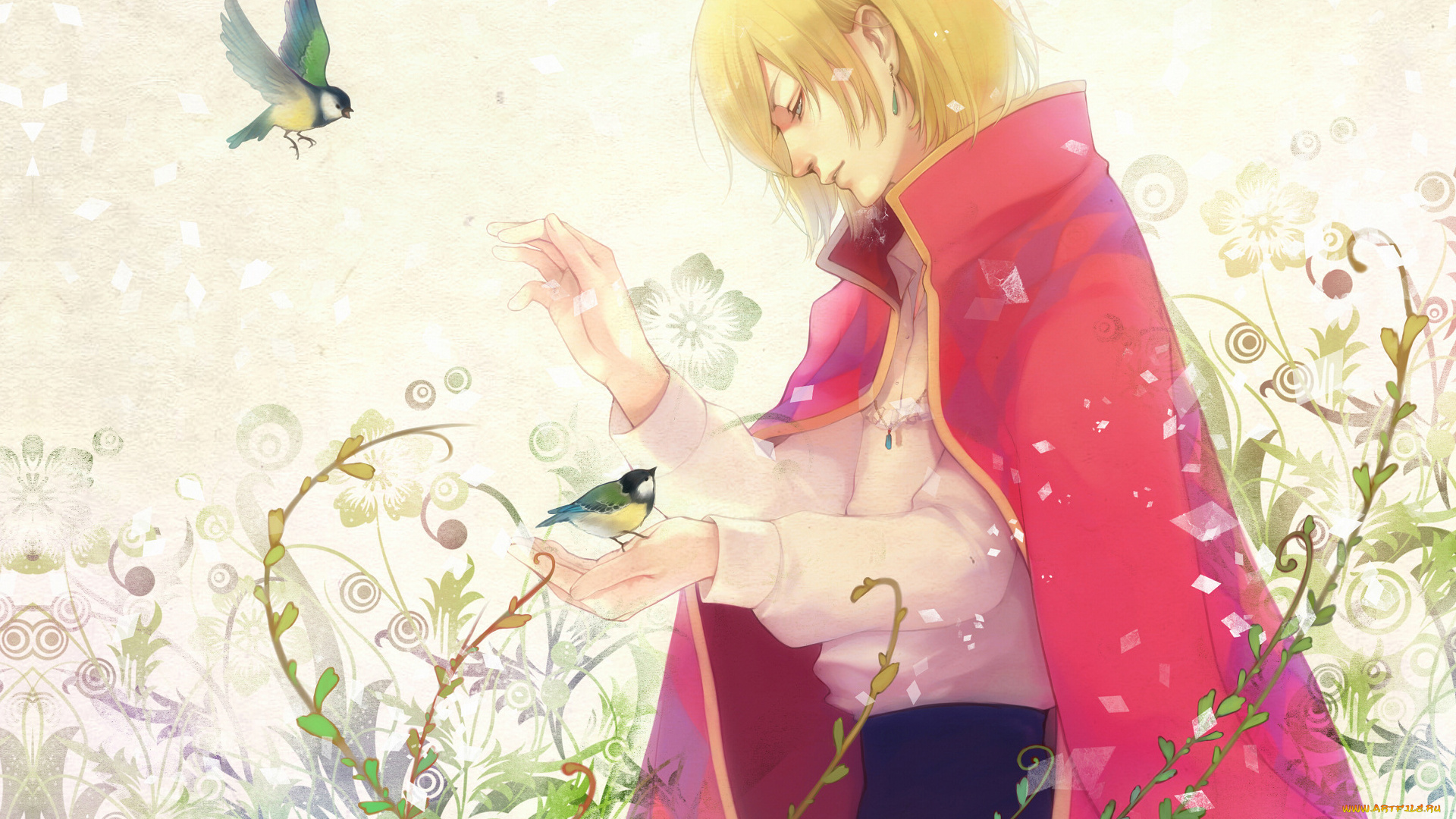 аниме, howl`s, moving, castle, howls