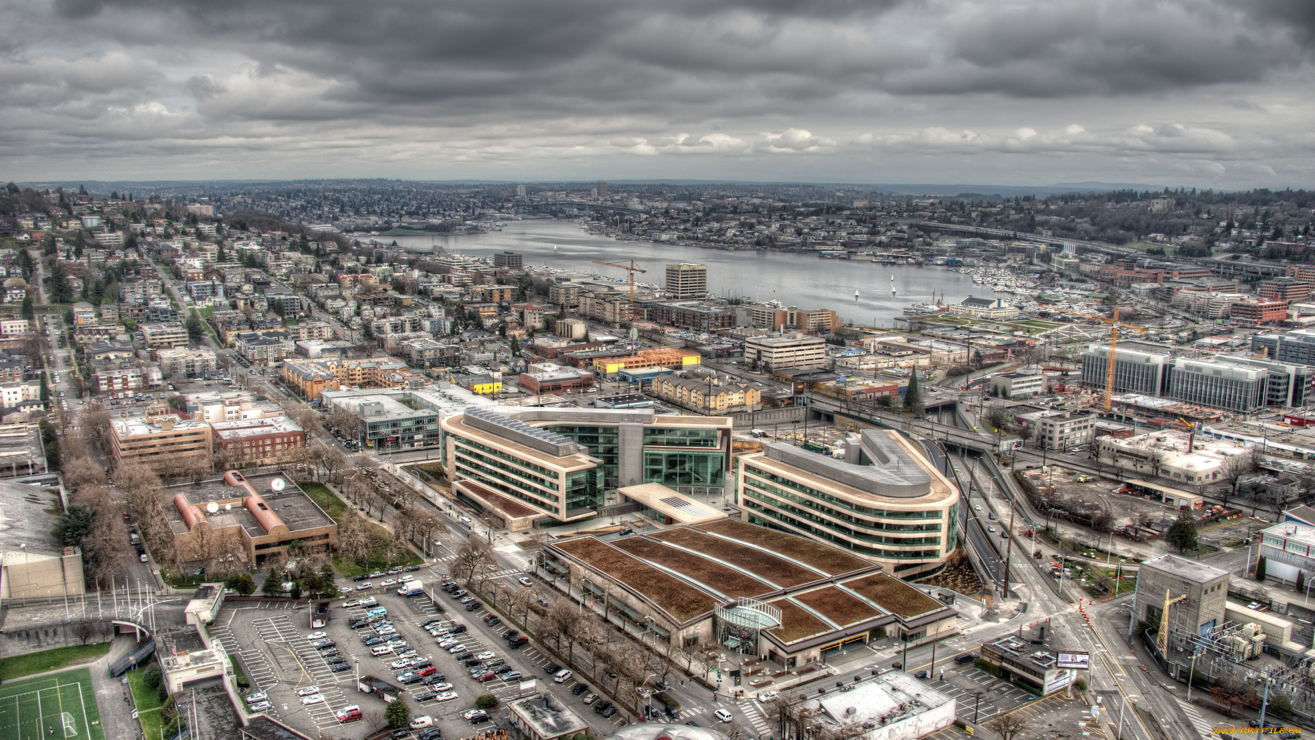 города, сиэтл, сша, seattle, здания