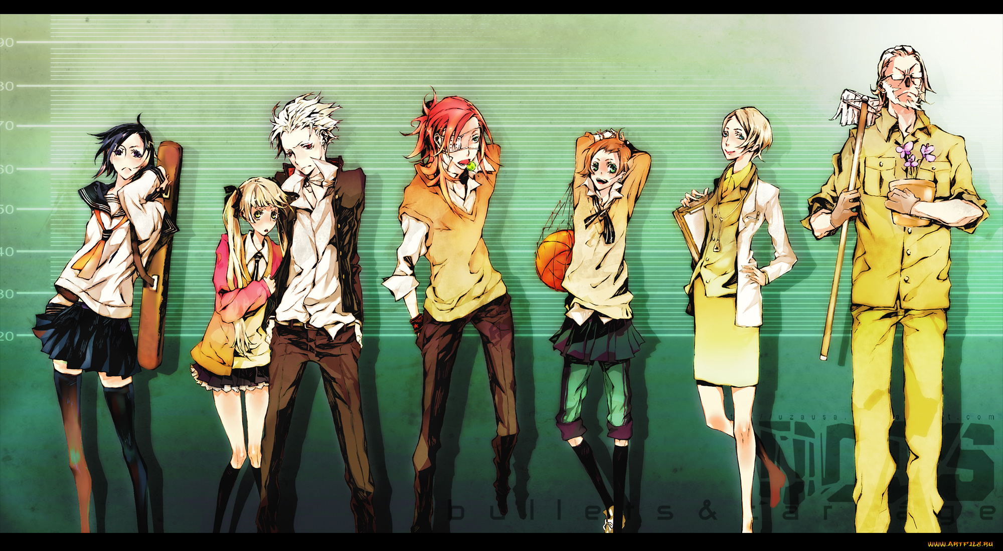 аниме, dogs, bullets, carnage, haine, badou, naoto, mihai, mimi, nill
