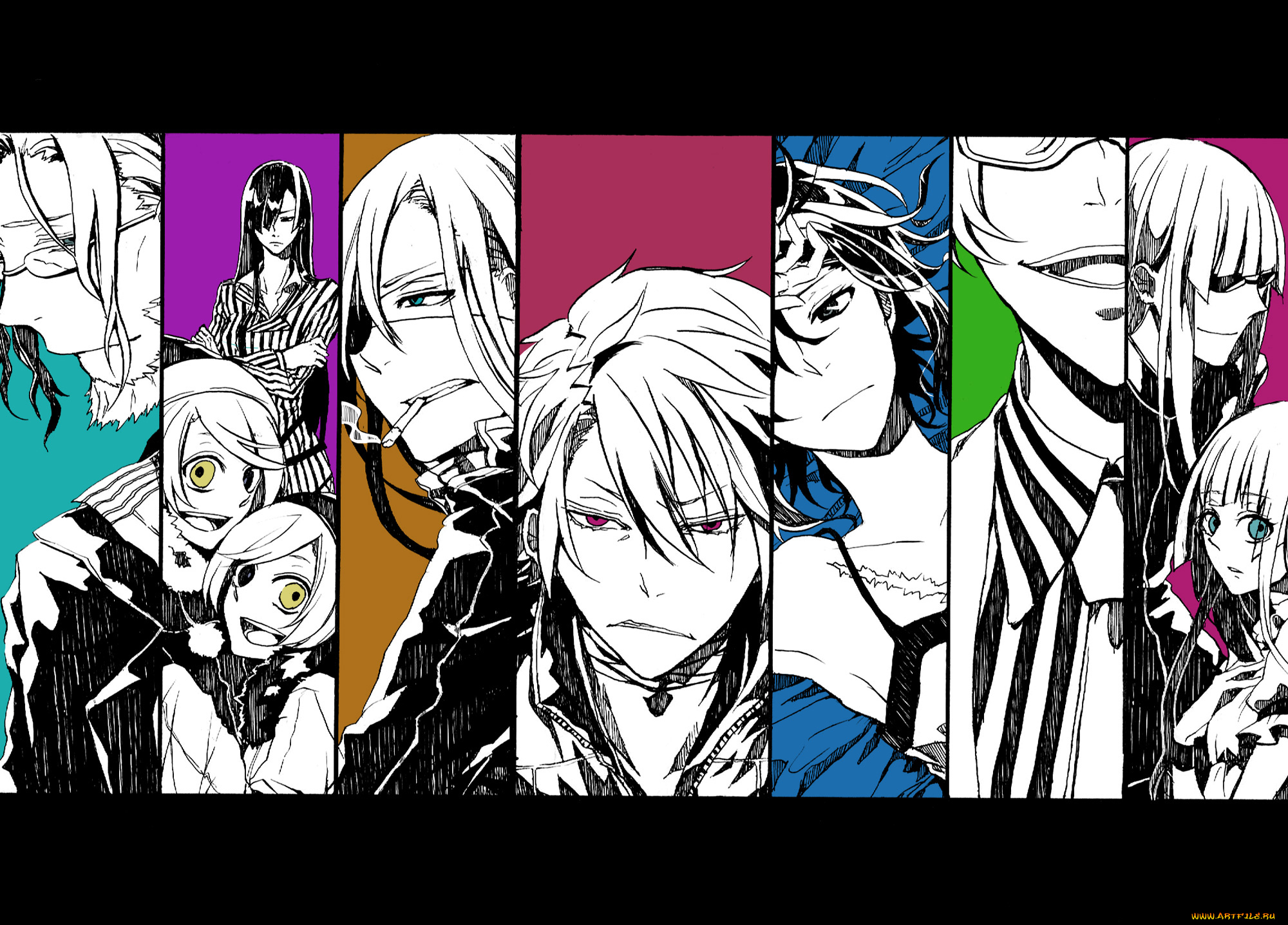аниме, dogs, bullets, carnage, ernest, naoto, giovanni, haine, badou, mihai, noki, campanella, nill, luki