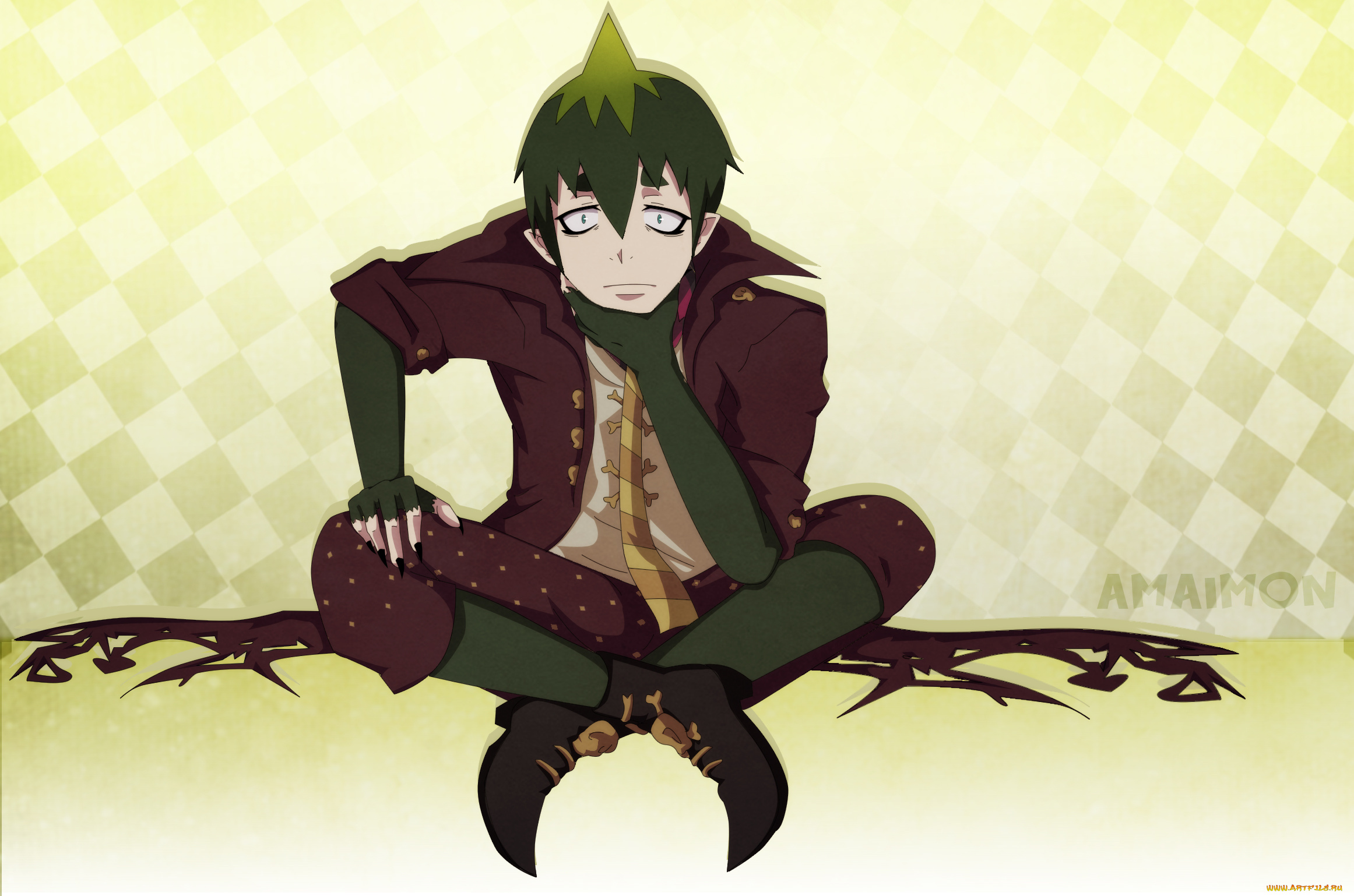 аниме, ao, no, exorcist, amaimon