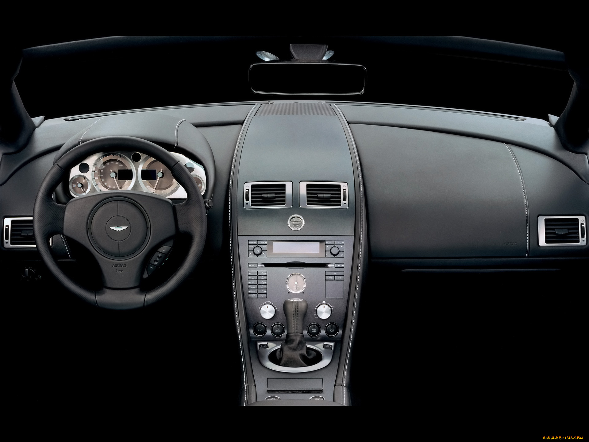 aston, martin, автомобили, спидометры, торпедо, панель, салон, руль