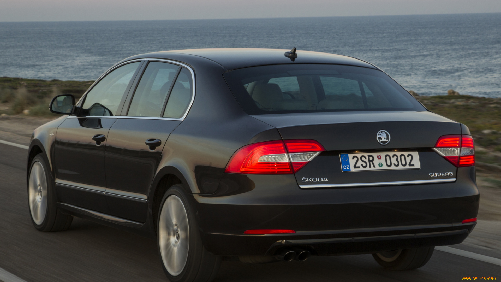 автомобили, skoda, superb, laurin, klement, 2013, темный