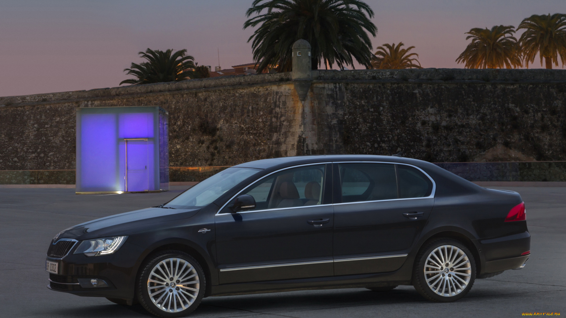 автомобили, skoda, superb, laurin, klement, 2013, темный