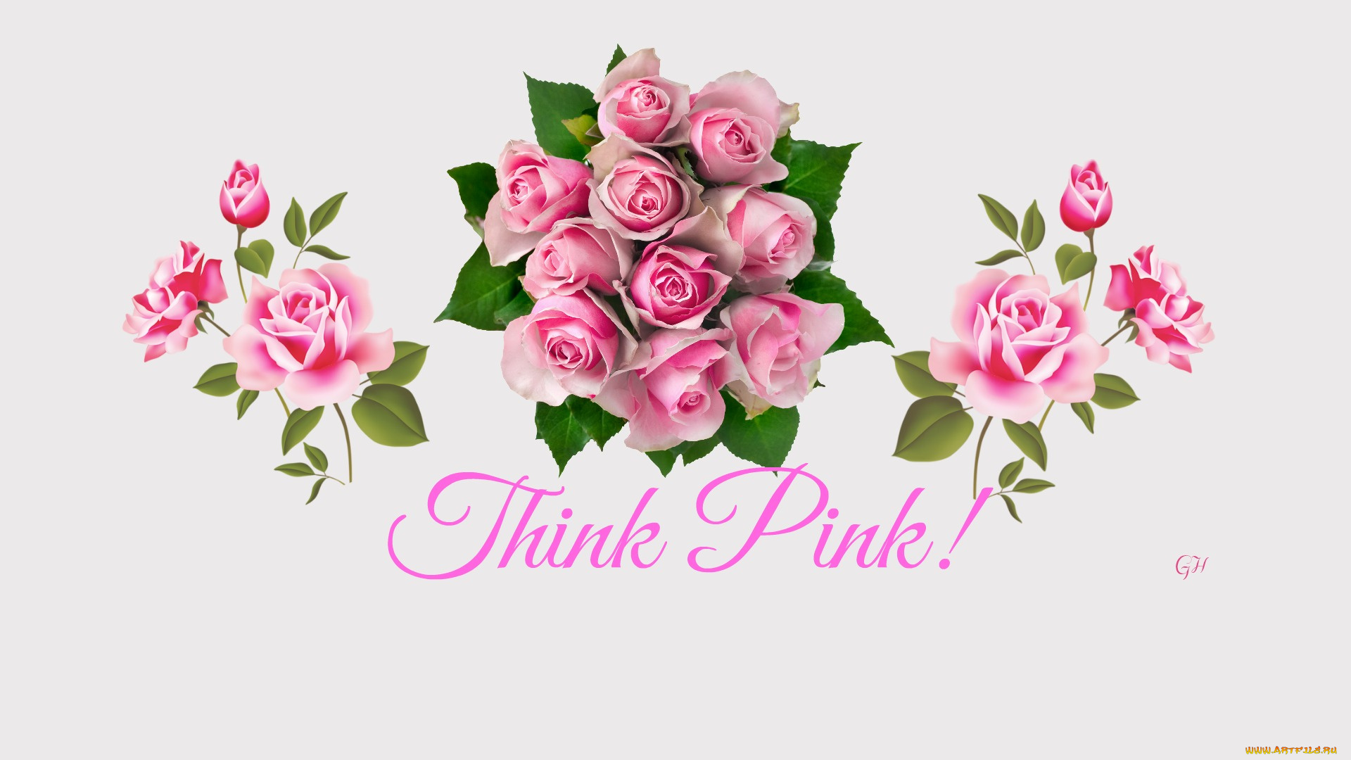 разное, компьютерный, дизайн, розы