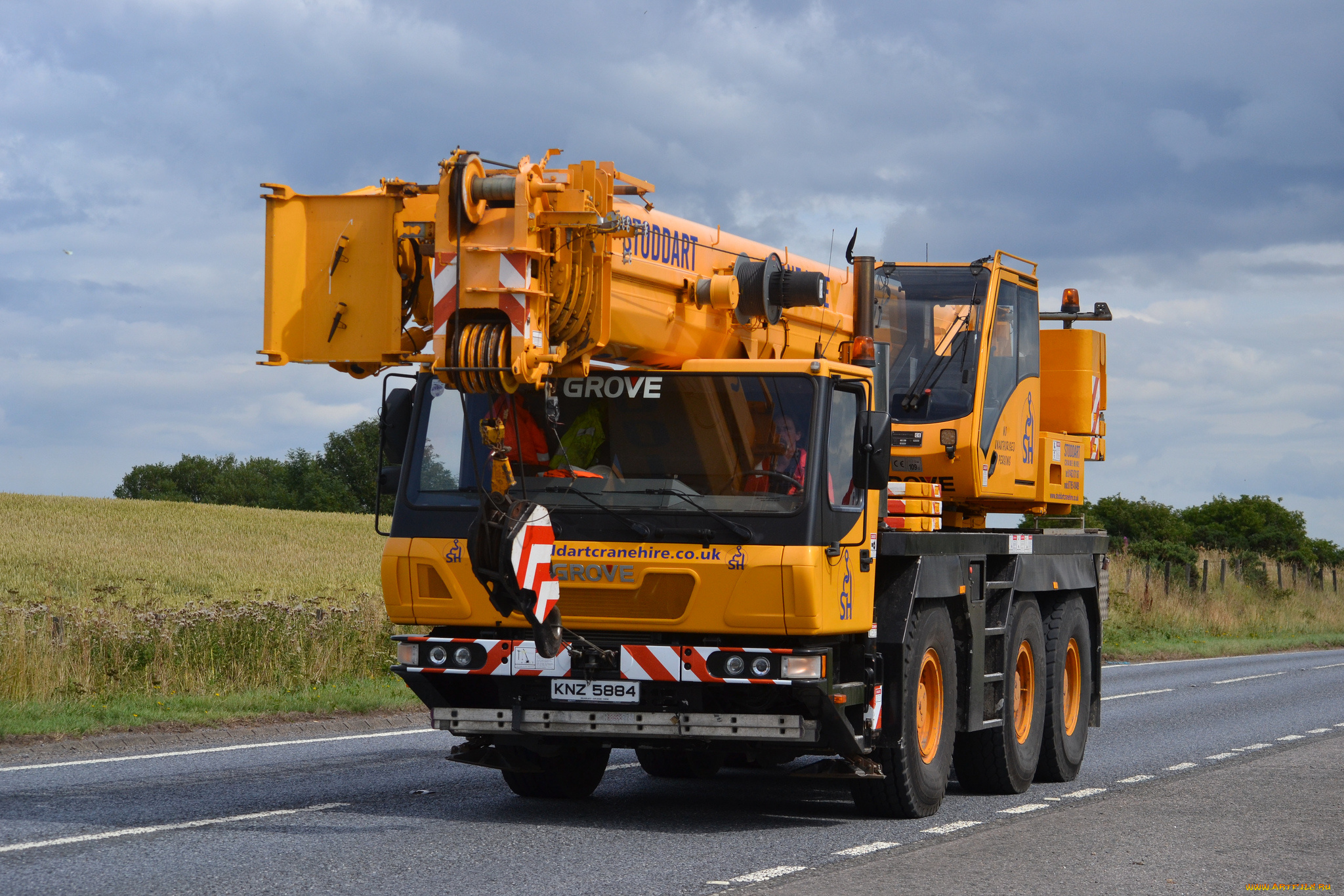 stoddart, grove, техника, краны, самоходный, кран, автошасси