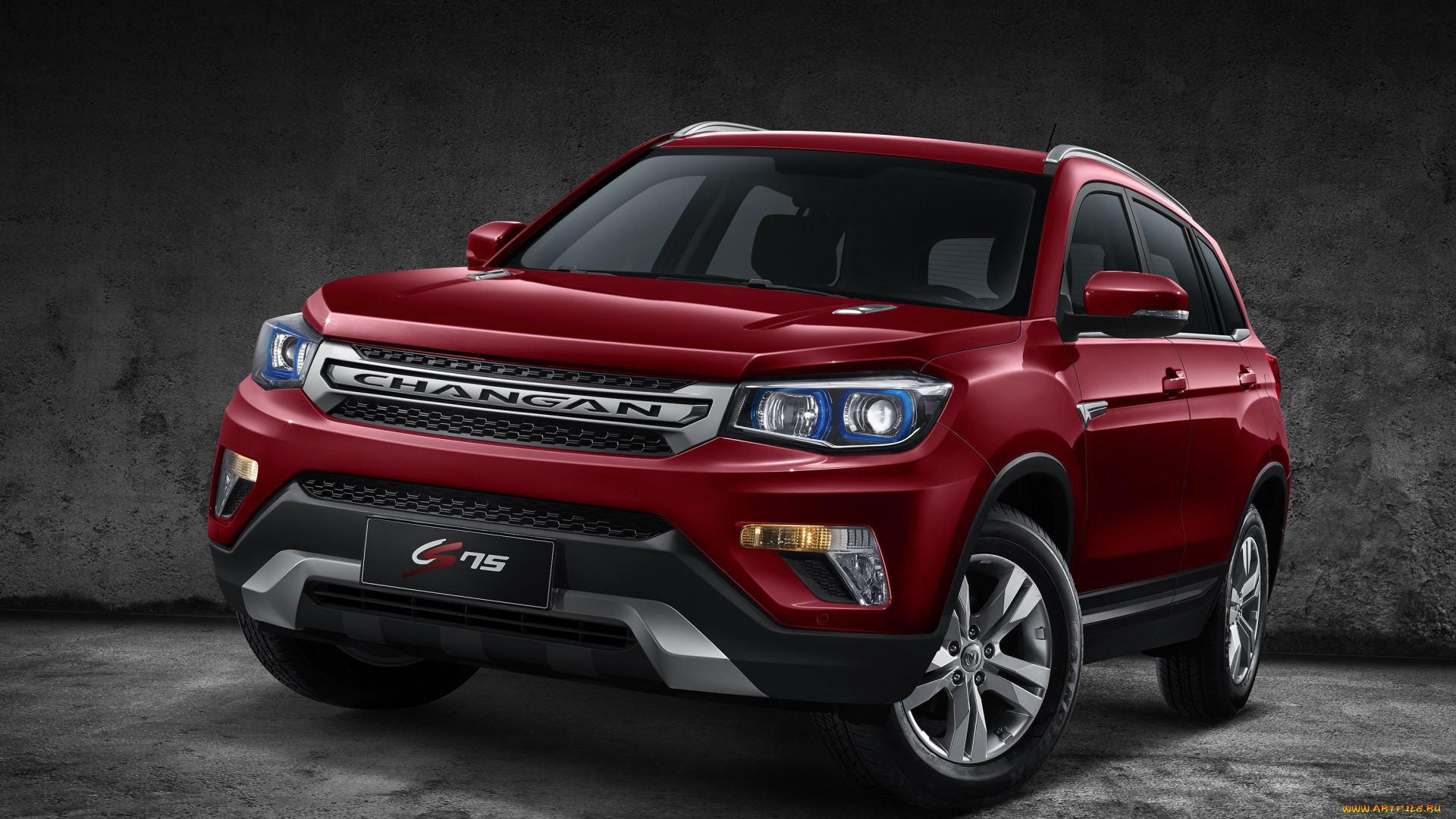 автомобили, -unsort, 2014г, cs75, changan, красный