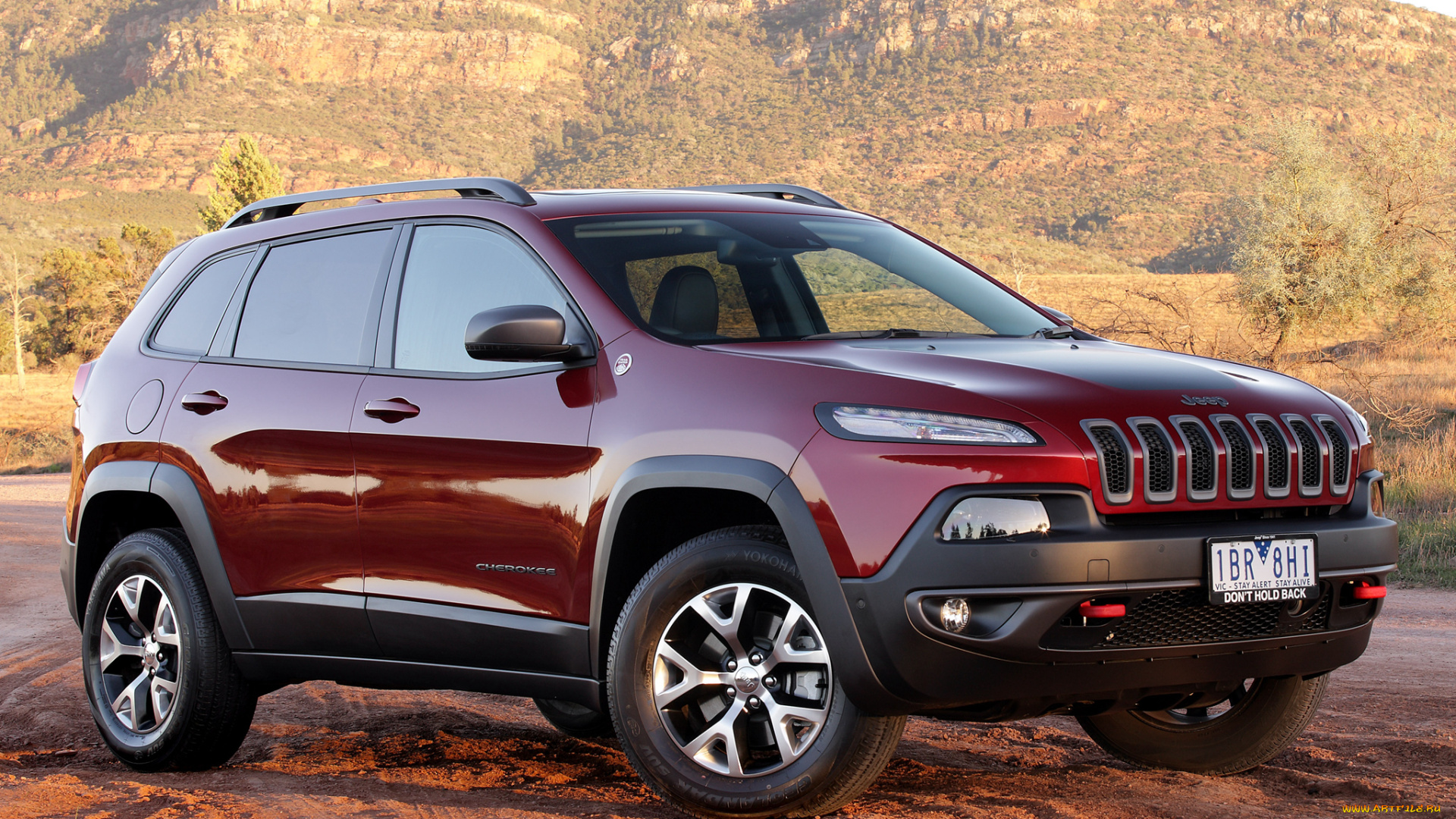 автомобили, jeep, красный, 2014, г, kl, cherokee, trailhawk, au-spec