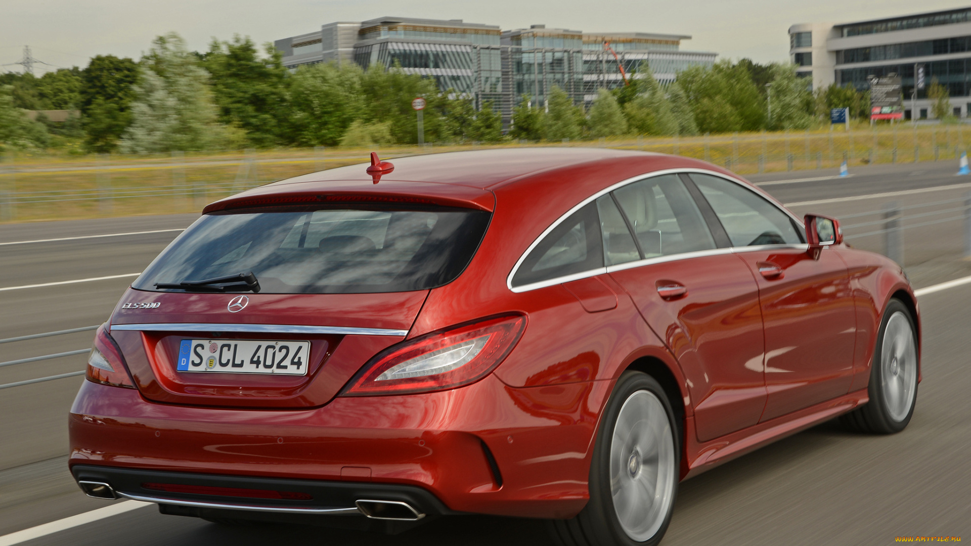 автомобили, mercedes-benz, brake, shooting, cls, красный, 2014г, 500, x218, package, sports, amg