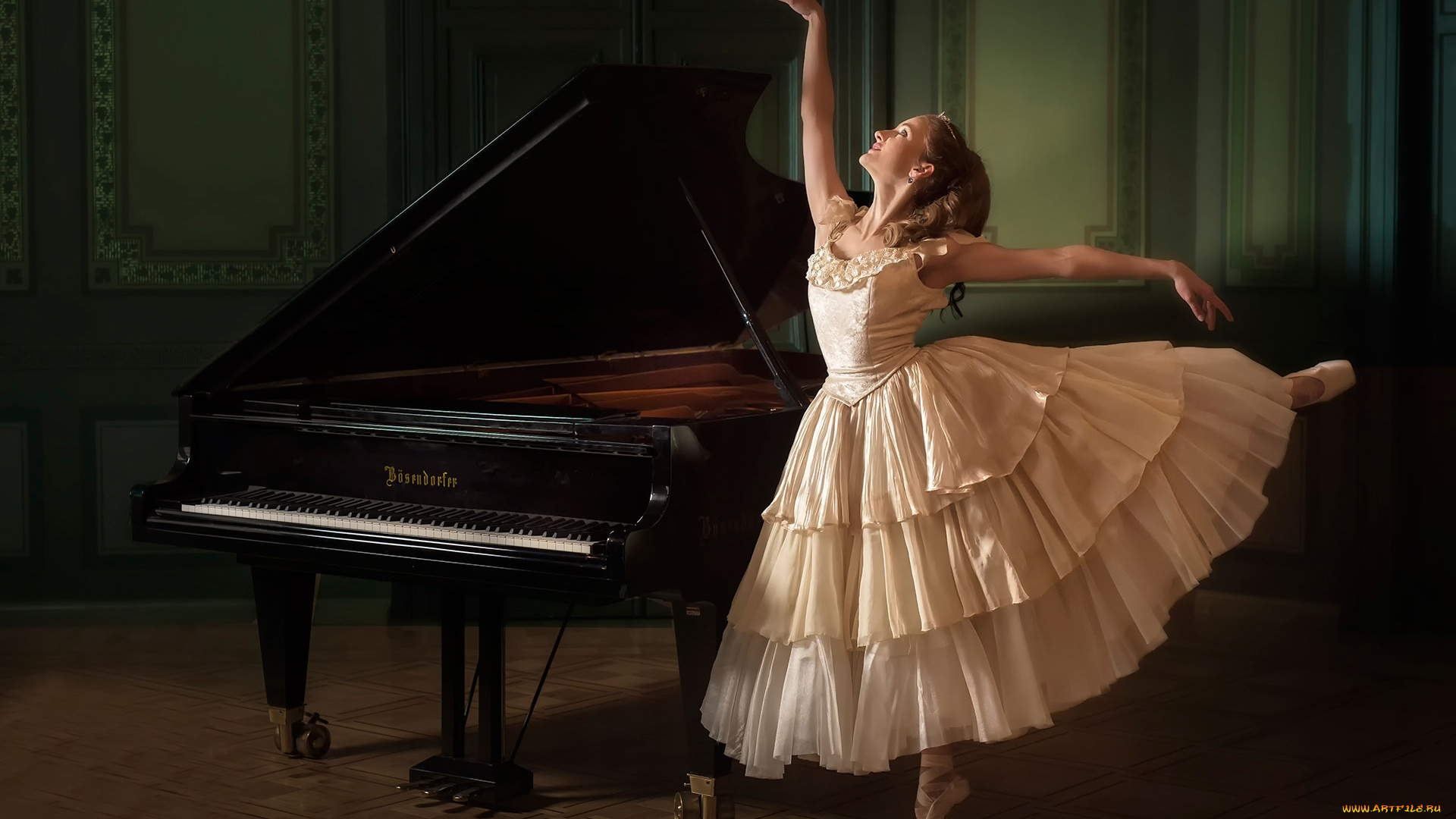 девушки, -unsort, , блондинки, танец, пианино, балерина, evelina, godunova