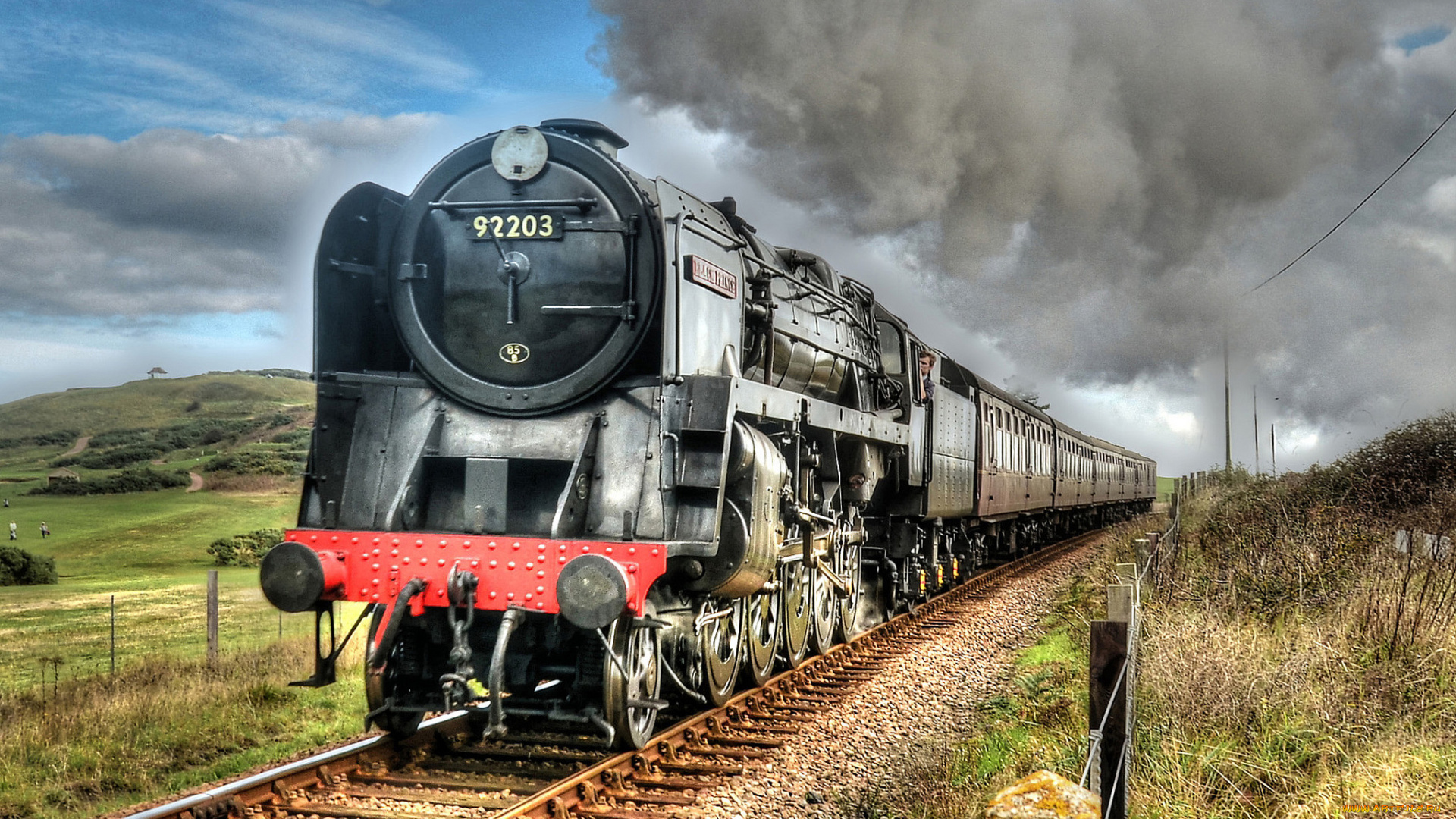 техника, паровозы, паровоз, дорога, железная