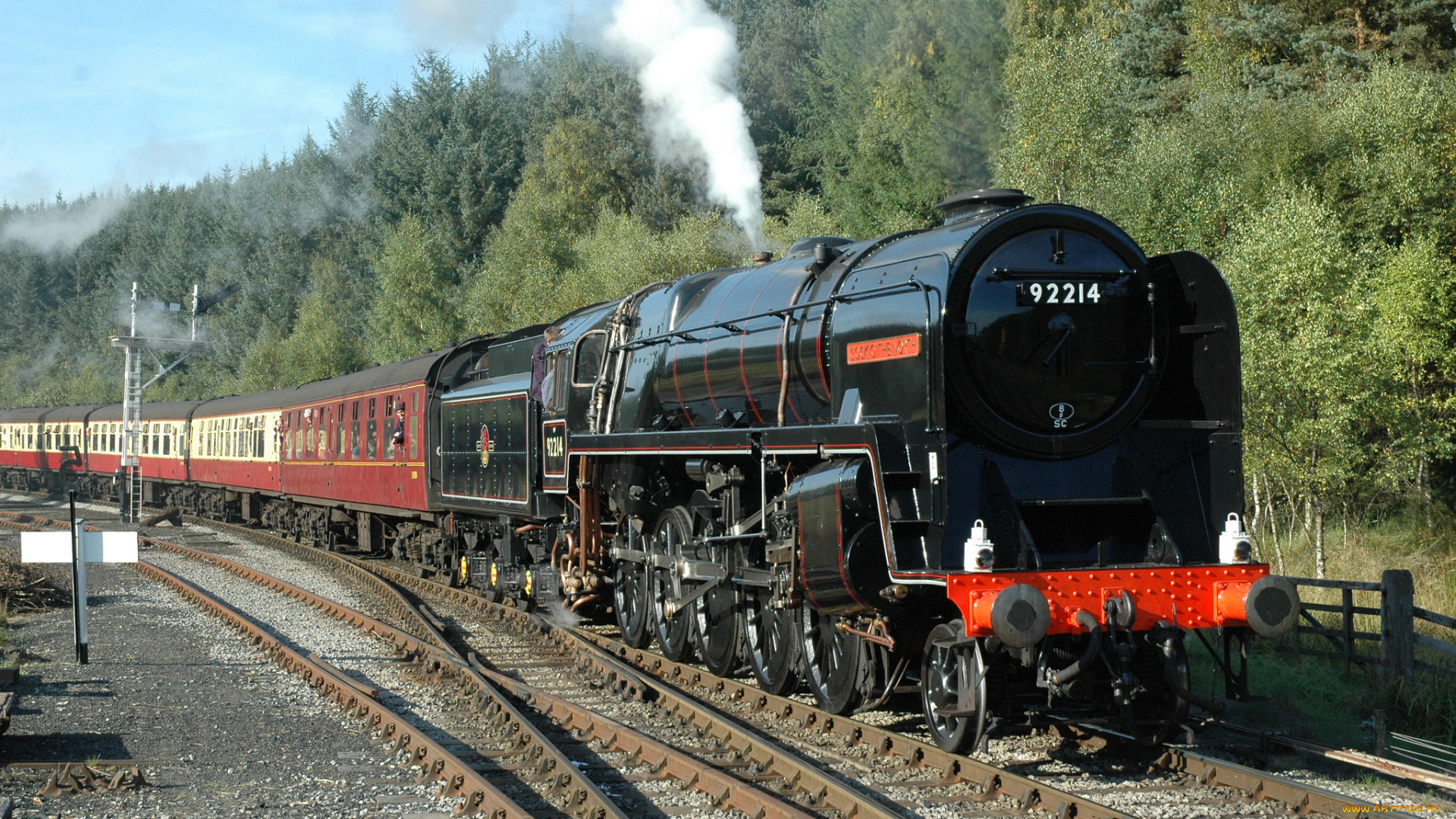 техника, паровозы, паровоз, дорога, железная