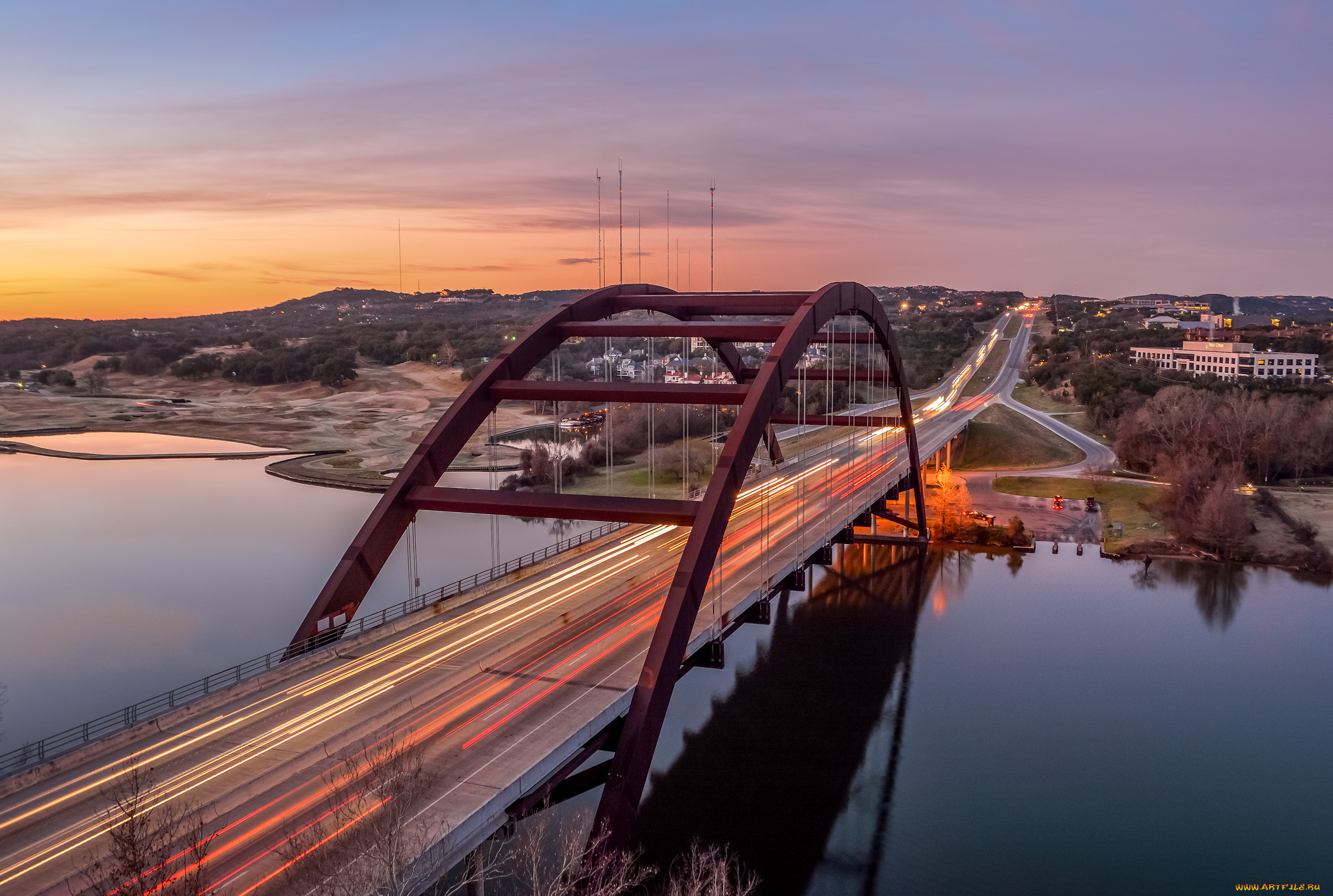 города, -, мосты, мост, река