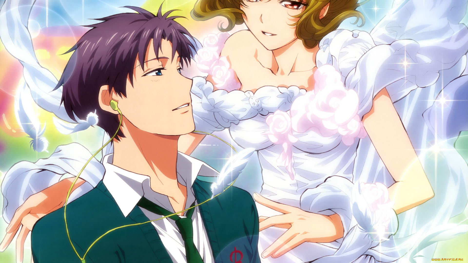 аниме, gekkan, shoujo, nozaki-kun, нозаки, девушка, парень