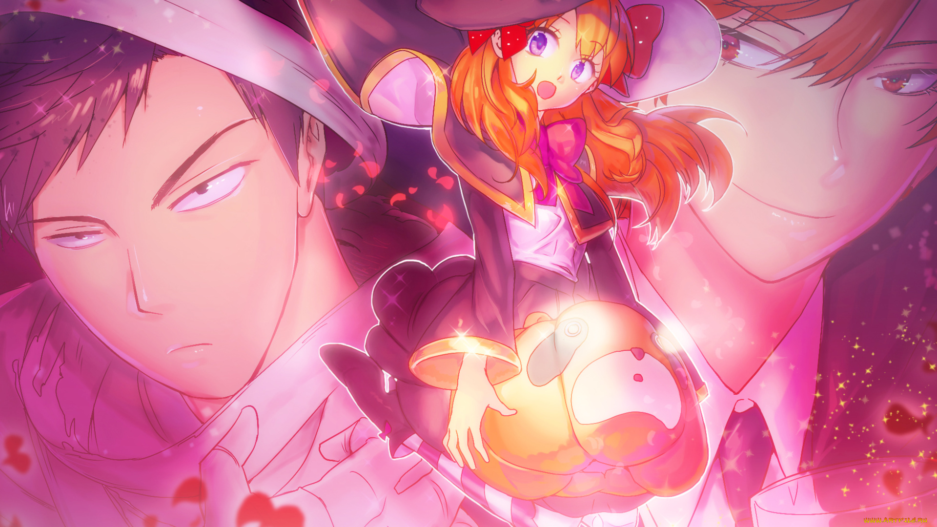 аниме, gekkan, shoujo, nozaki-kun, нозаки, мангака, девушка, парень