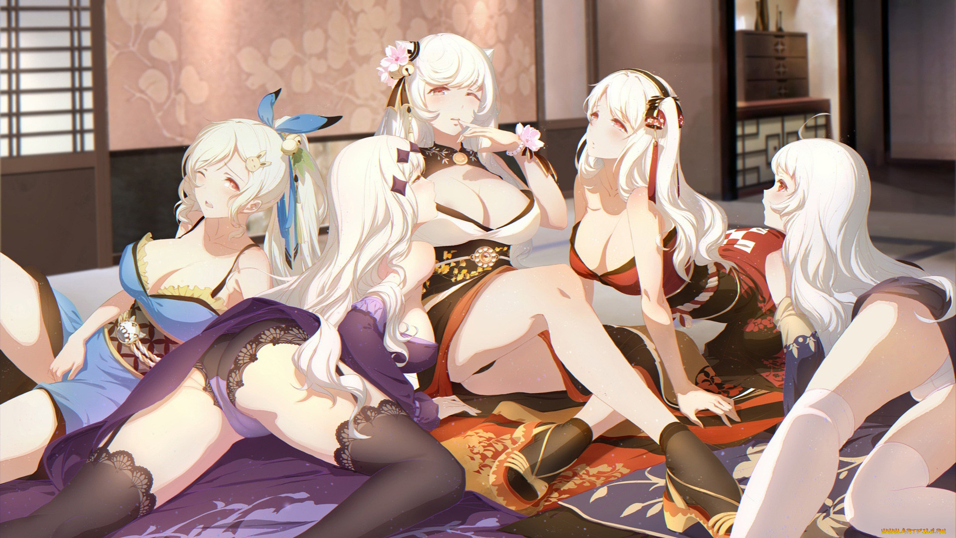 аниме, kantai, collection, девушки, арт, cangkong