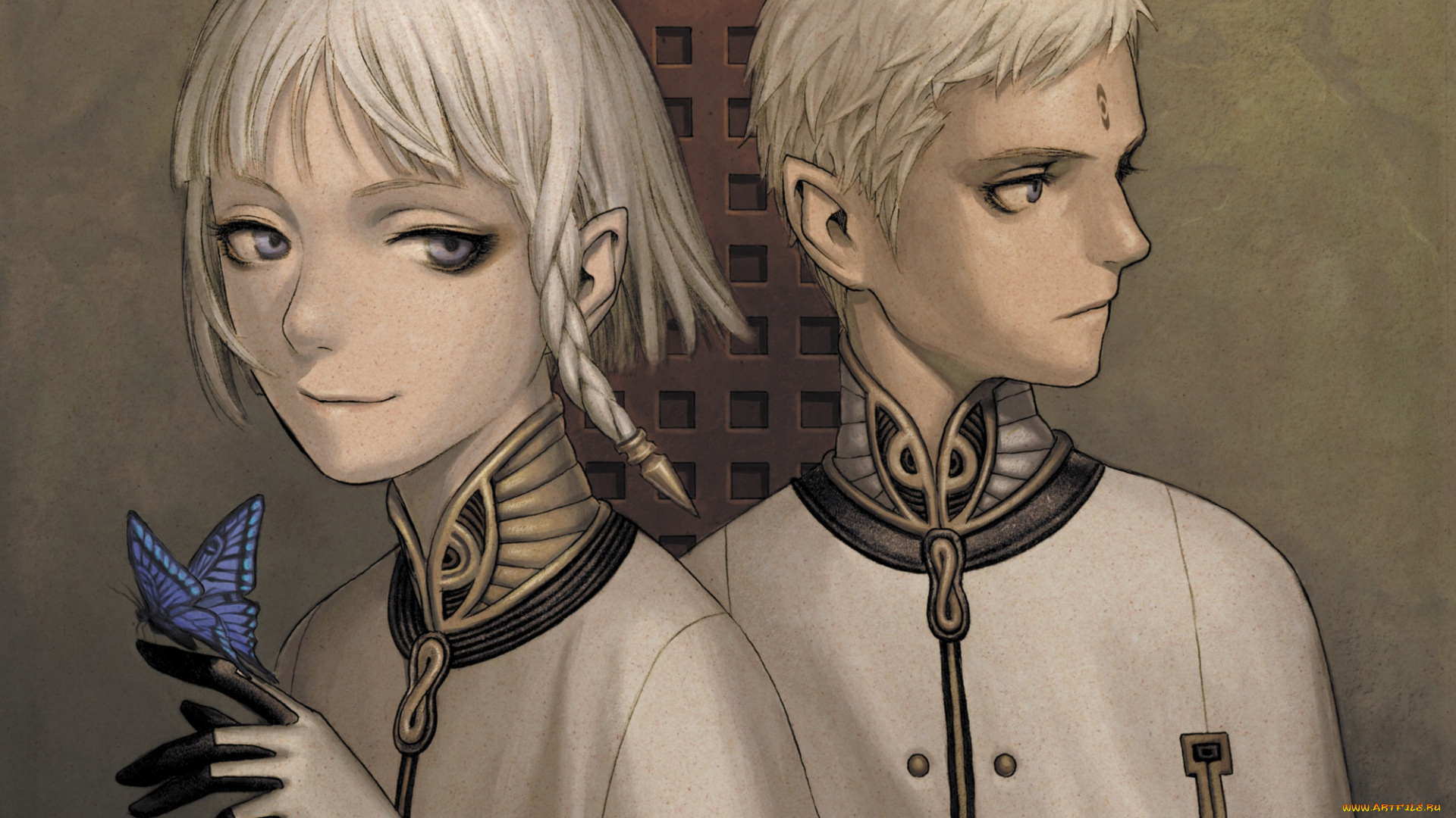 аниме, last, exile, изгнанник, парни