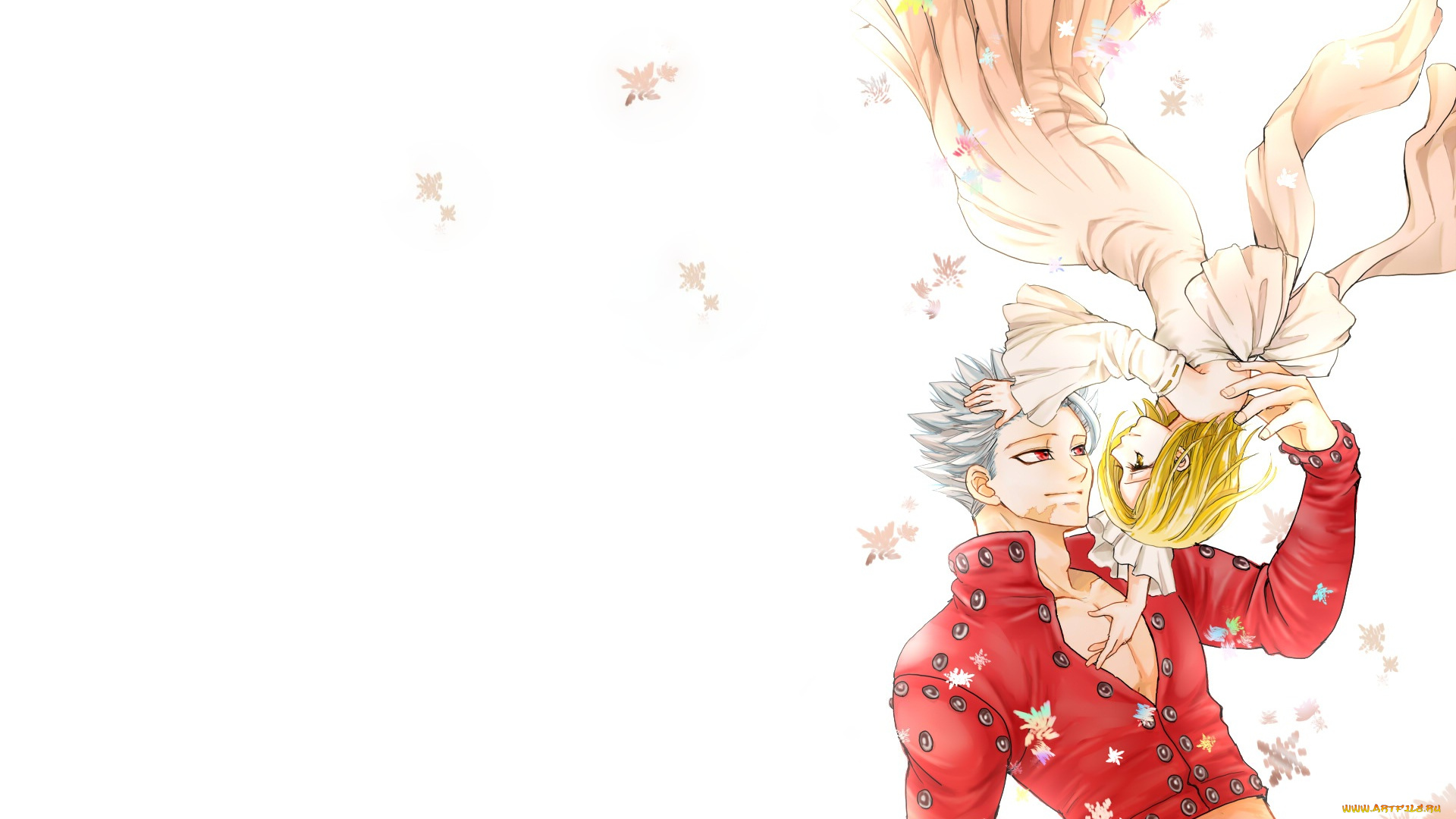 аниме, nanatsu, no, taizai, романтика, элейн, любовь, бан