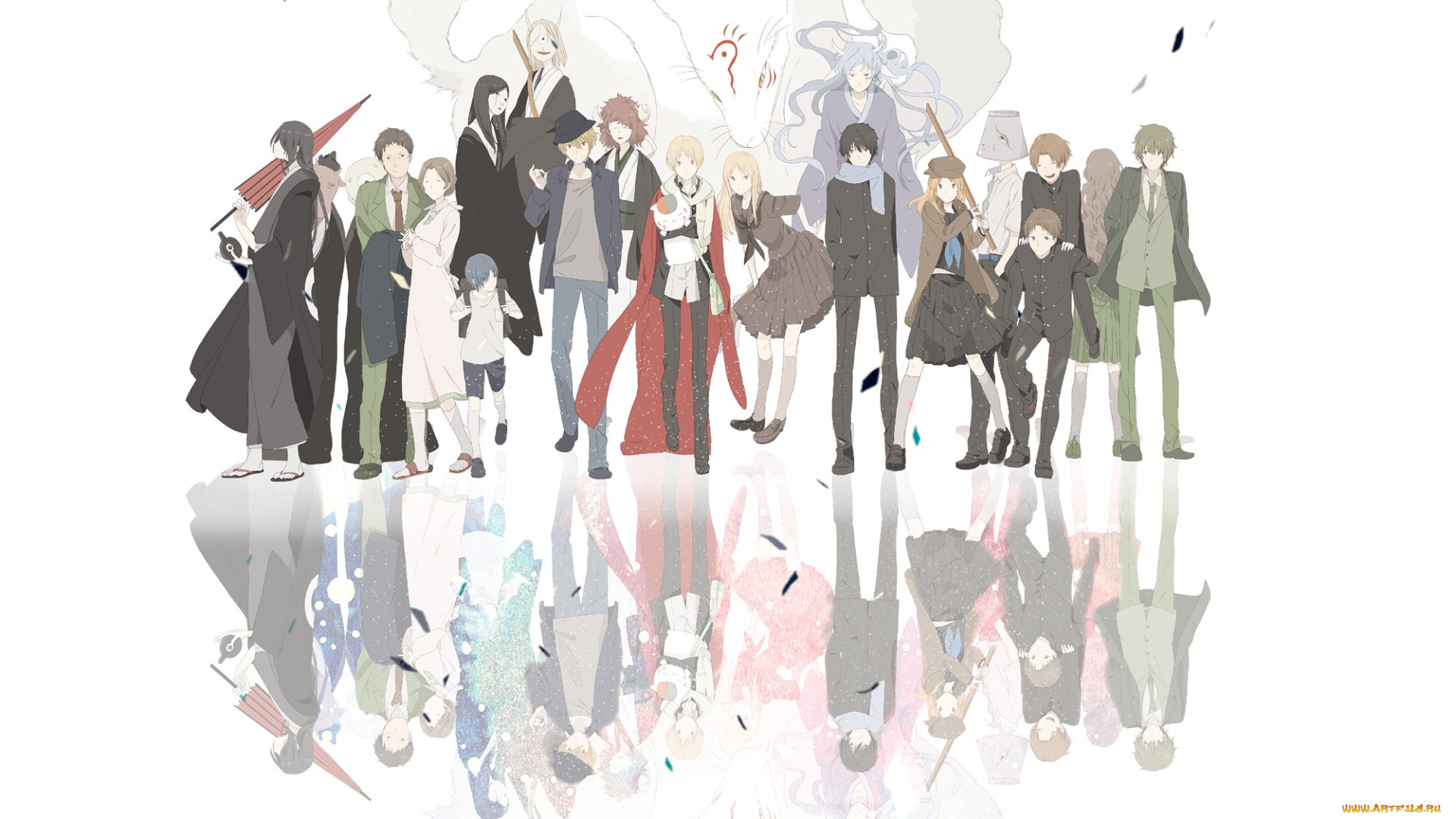 аниме, natsume, yuujinchou, нацуме, тетрадь, дружбы