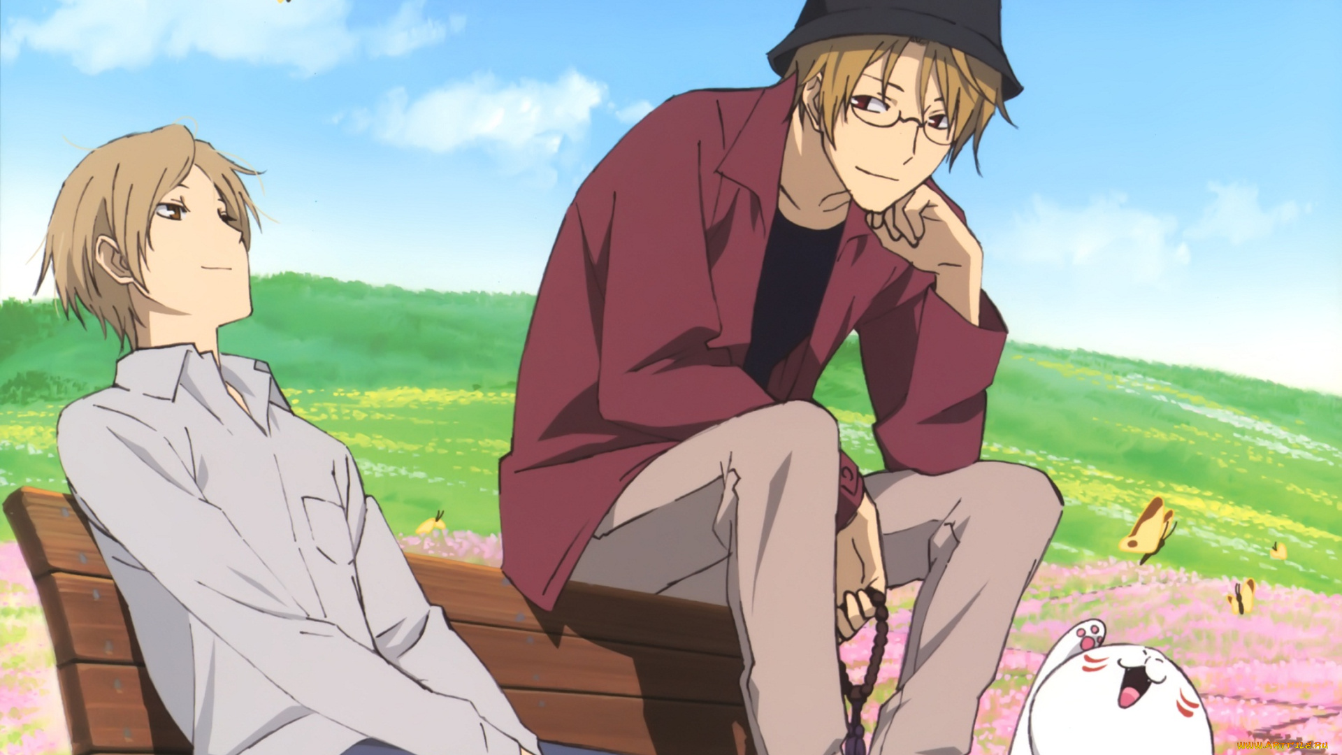 аниме, natsume, yuujinchou, нацуме, тетрадь, дружбы