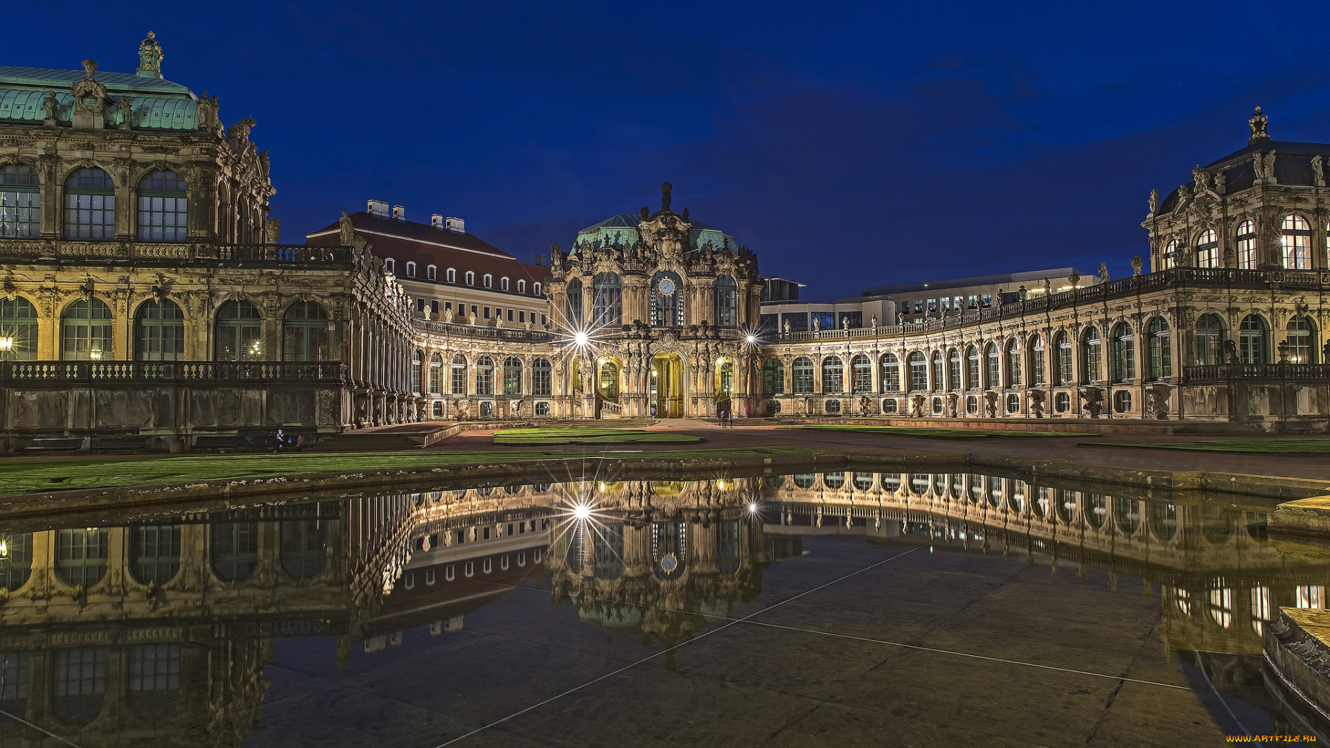 dresdner, zwinger, города, -, дворцы, , замки, , крепости, дворец, площадь