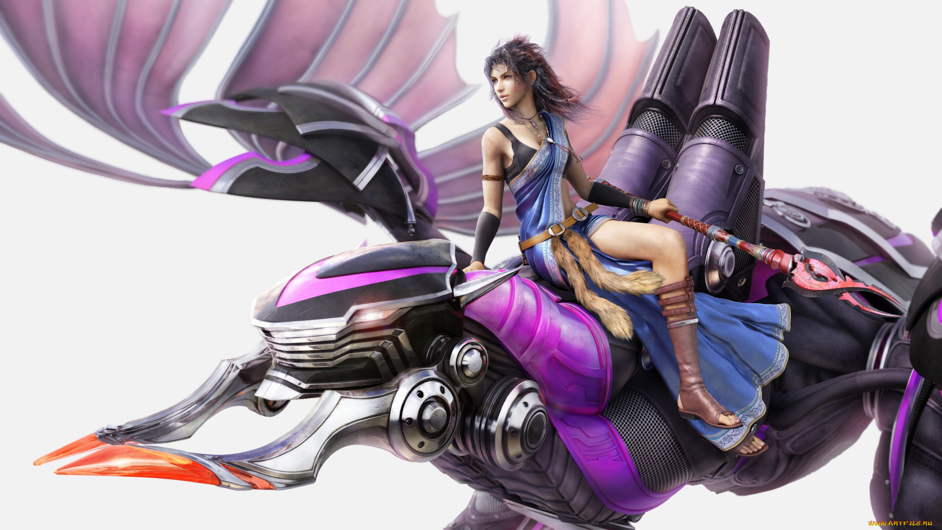 видео, игры, final, fantasy, xiii, робот, девушка