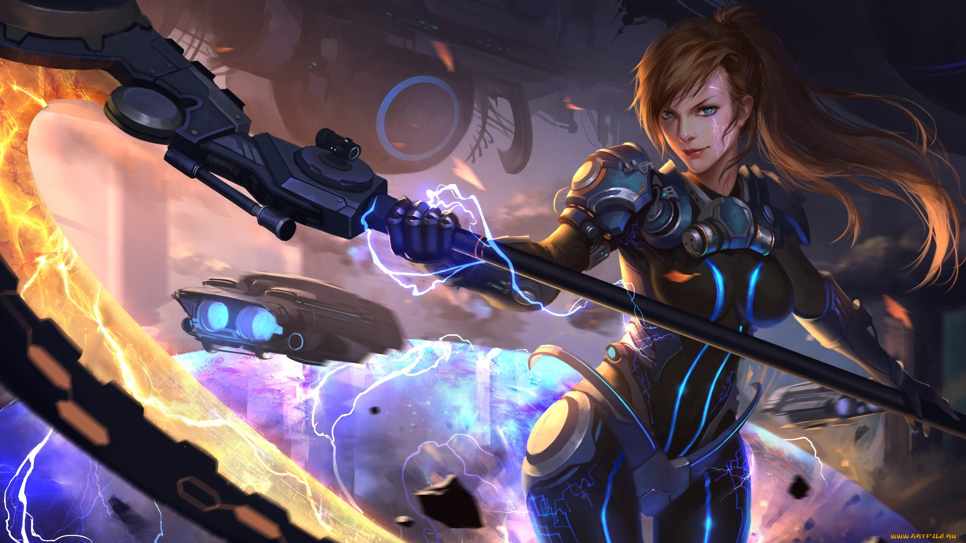 видео, игры, heroes, of, newerth, shadowkiller, fayde, фантастика, посох, девушка, art, heroes, of, newerth