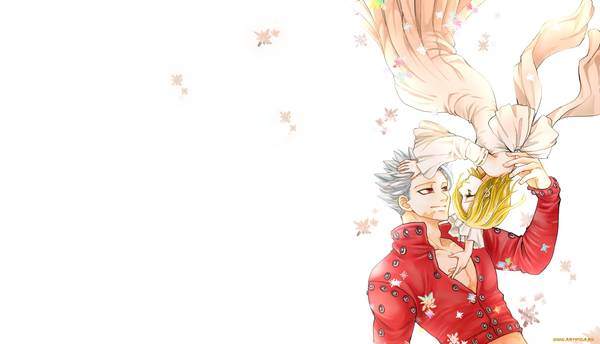 аниме, nanatsu, no, taizai, романтика, элейн, любовь, бан